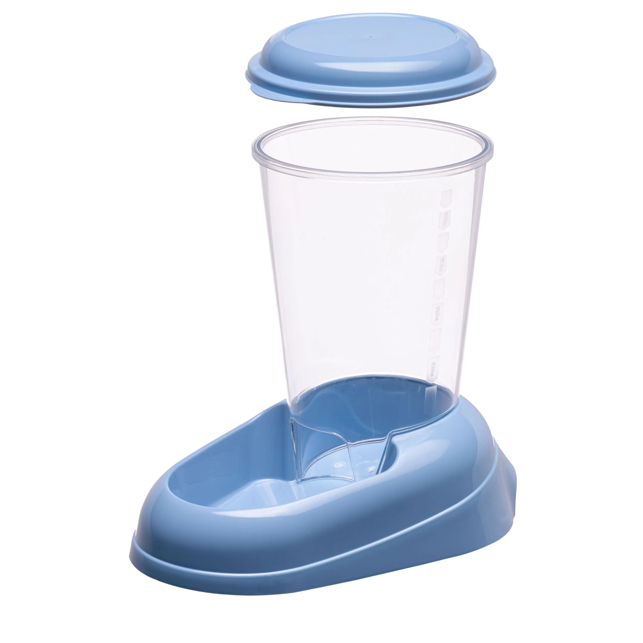 Ferplast Zenith Dispenser Cibo Secco per Cani e Gatti, 3 Litri, Blu - immagine 7