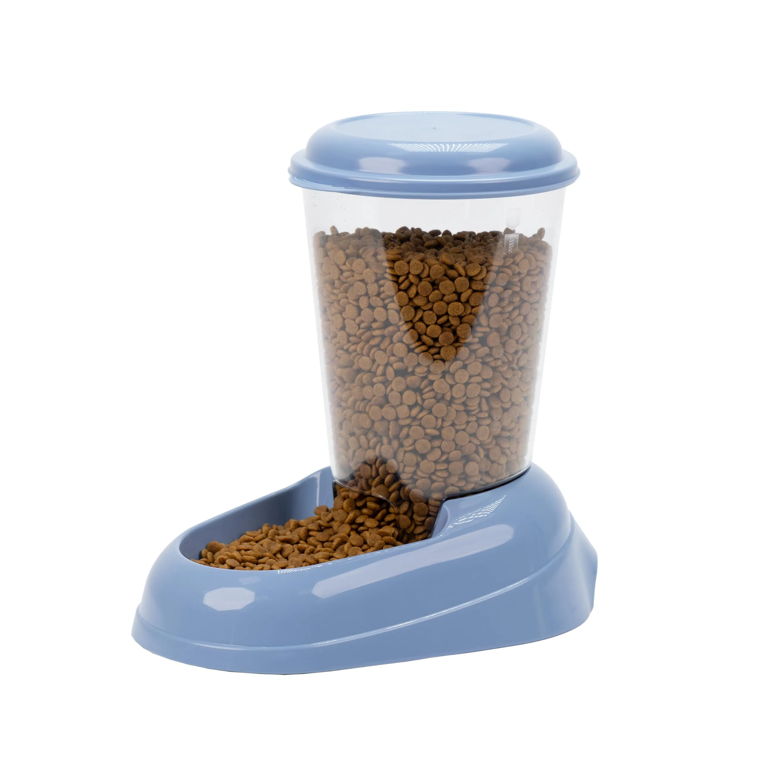 Ferplast Zenith Dispenser Cibo Secco per Cani e Gatti, 3 Litri, Blu - immagine 8