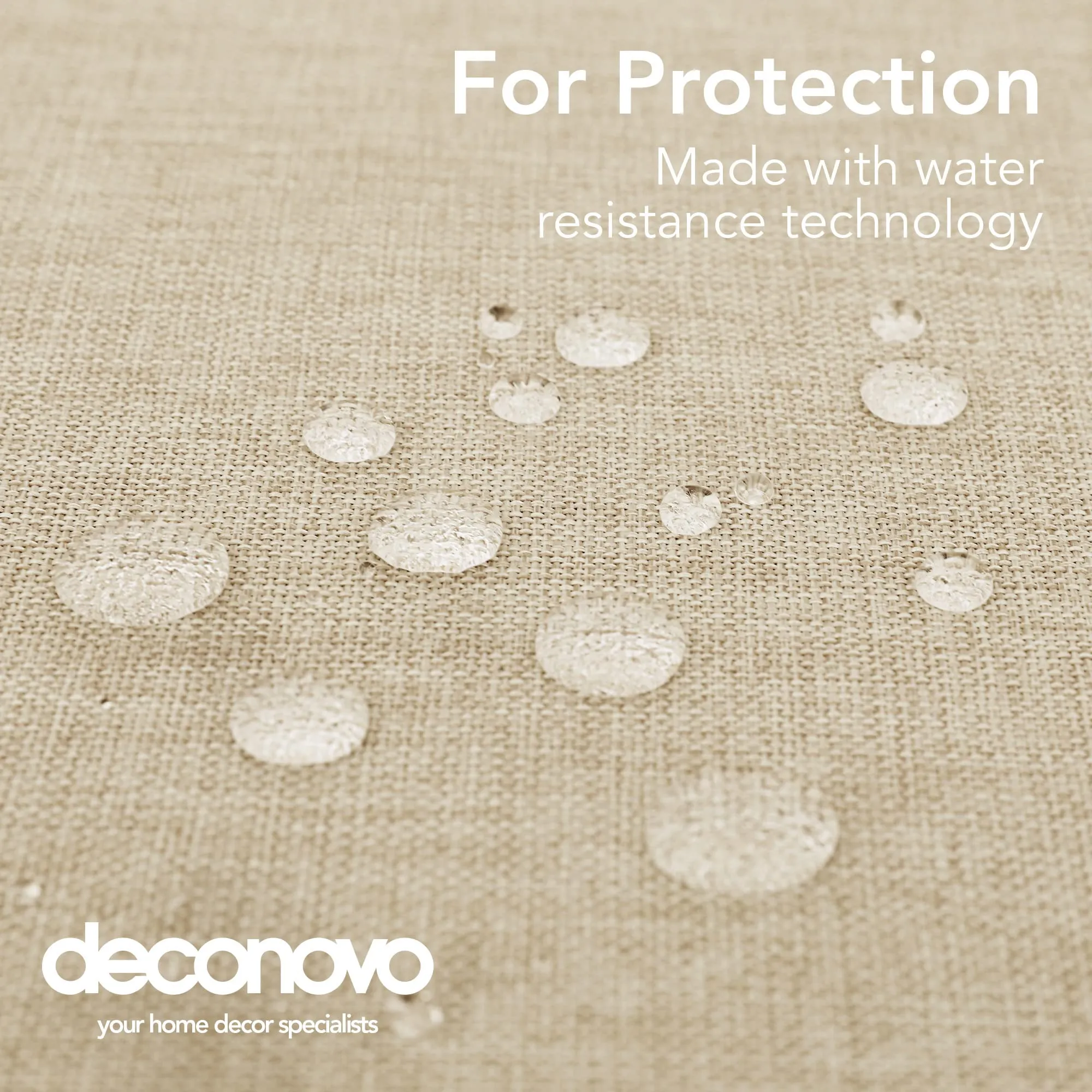 Deconovo Tovaglia Rettangolare Effetto Lino 132x229 cm - immagine 4
