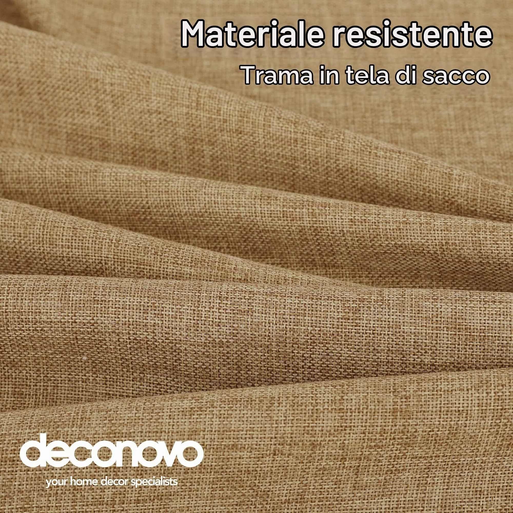 Deconovo Tovaglia Rettangolare in Finto Lino, 137x200 cm - immagine 5