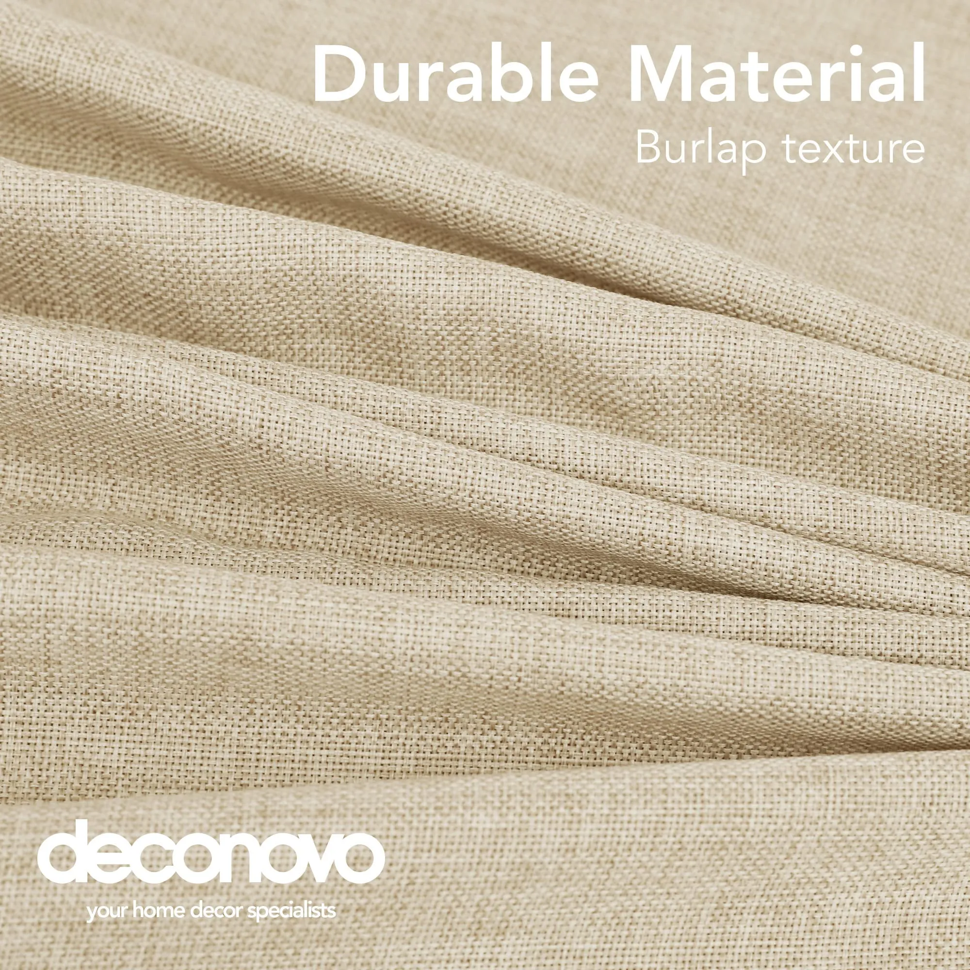 Deconovo Tovaglia Rettangolare Effetto Lino 150x200 cm - immagine 6