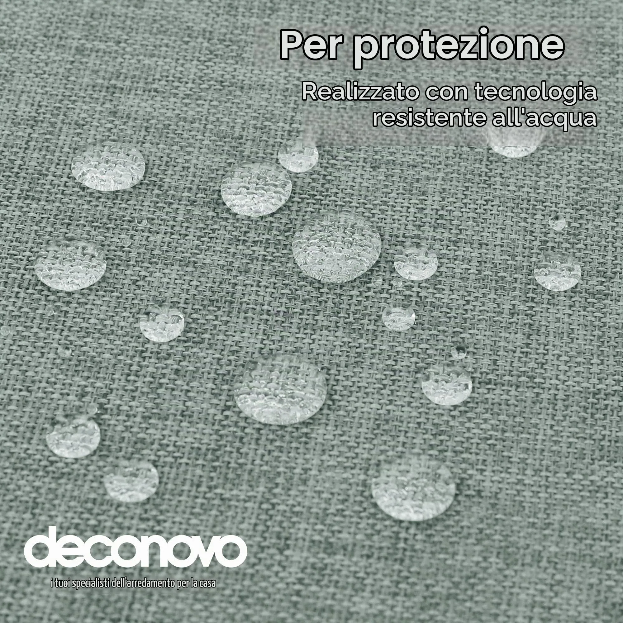 Deconovo Tovaglia Rettangolare in Finto Lino 150x300 cm - immagine 4