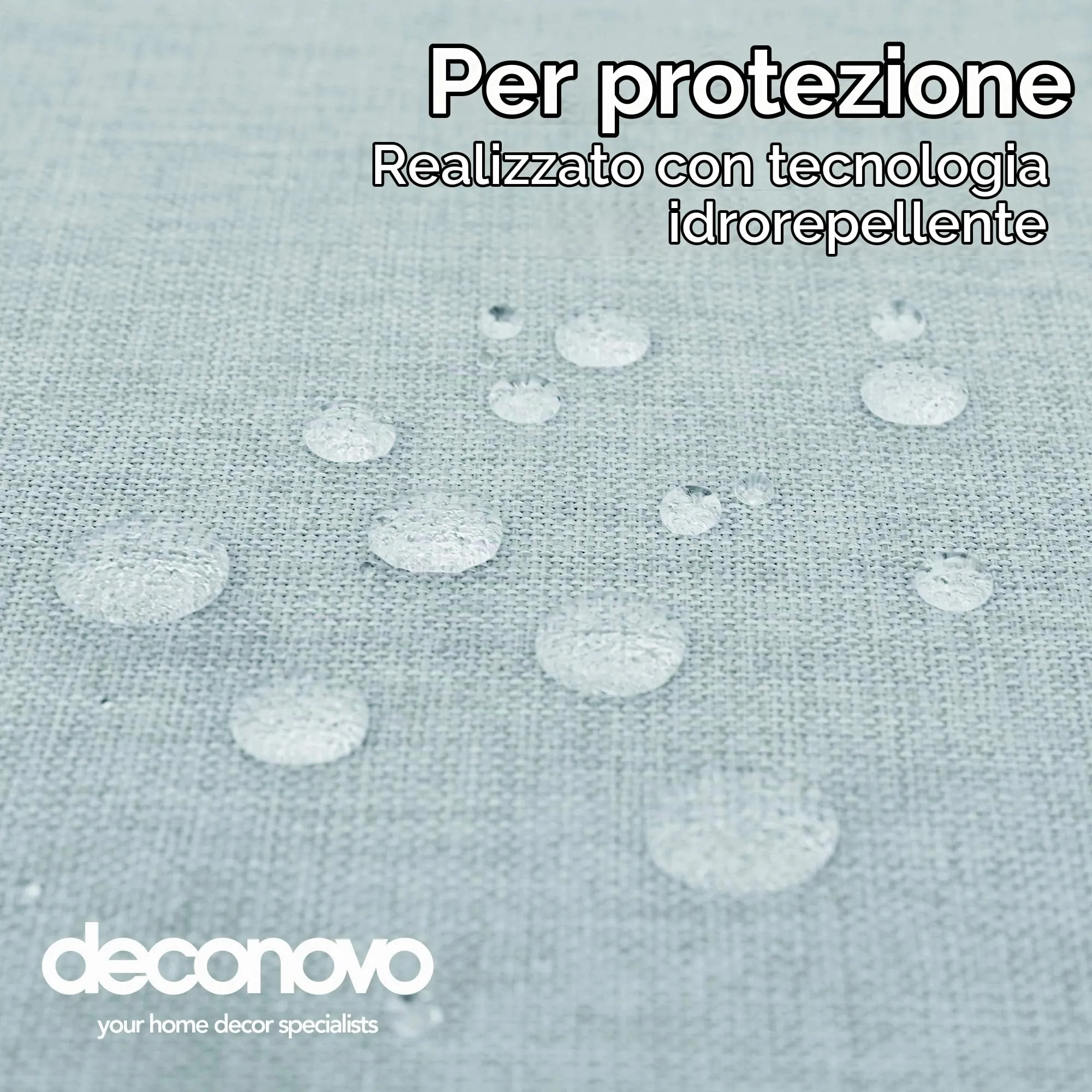 Deconovo Tovaglia Rettangolare in Finto Lino 130x220 cm - immagine 4