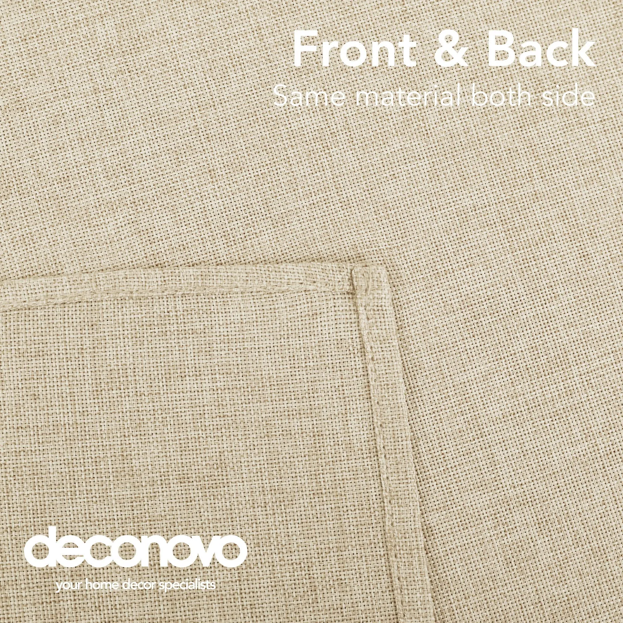 Deconovo Tovaglia Rettangolare Effetto Lino 150x240 cm - immagine 5