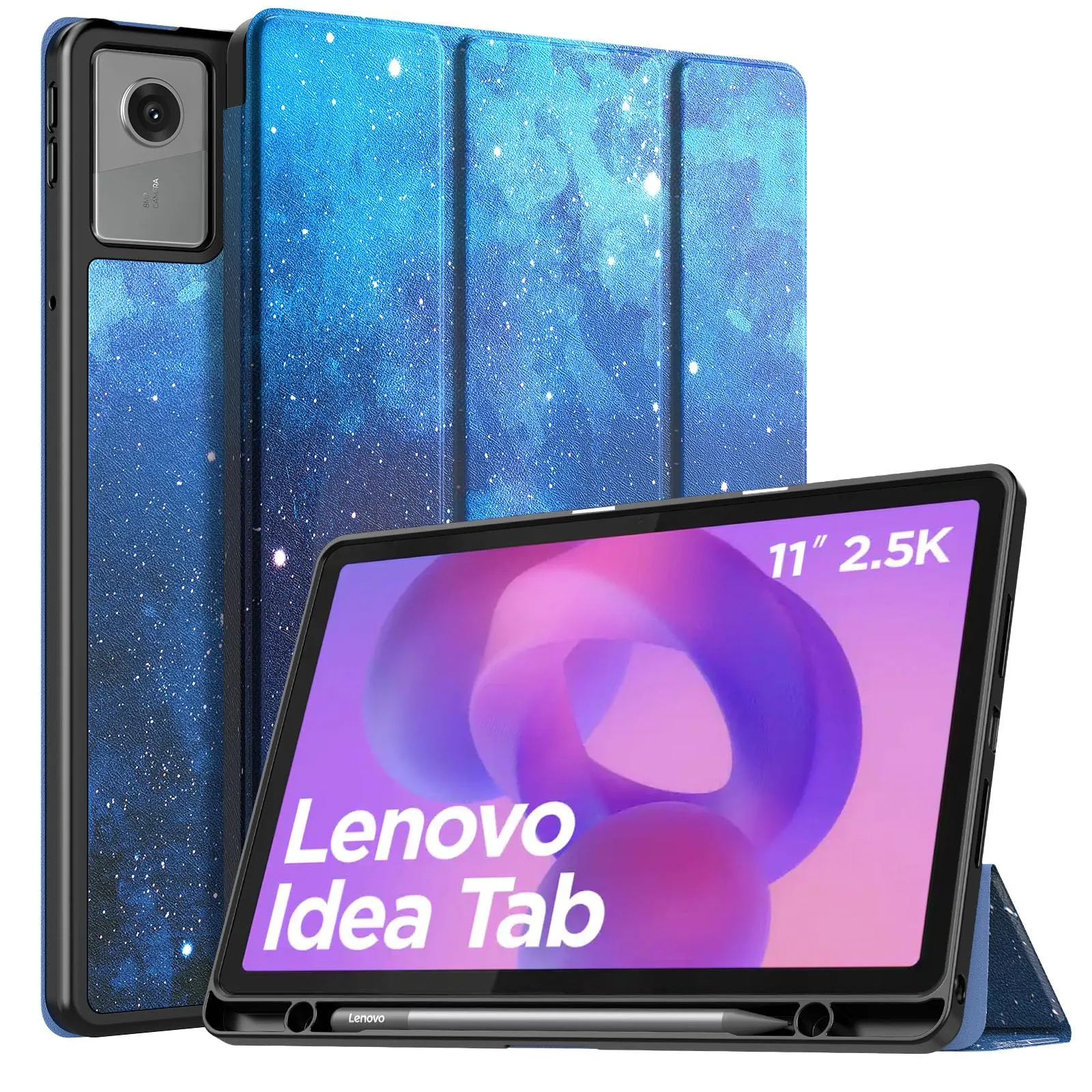 TiMOVO Cover per Lenovo Idea Tab 11 Pollici 2025 TB-336ZU/336FU, Cielo Stellato Blu - immagine 1