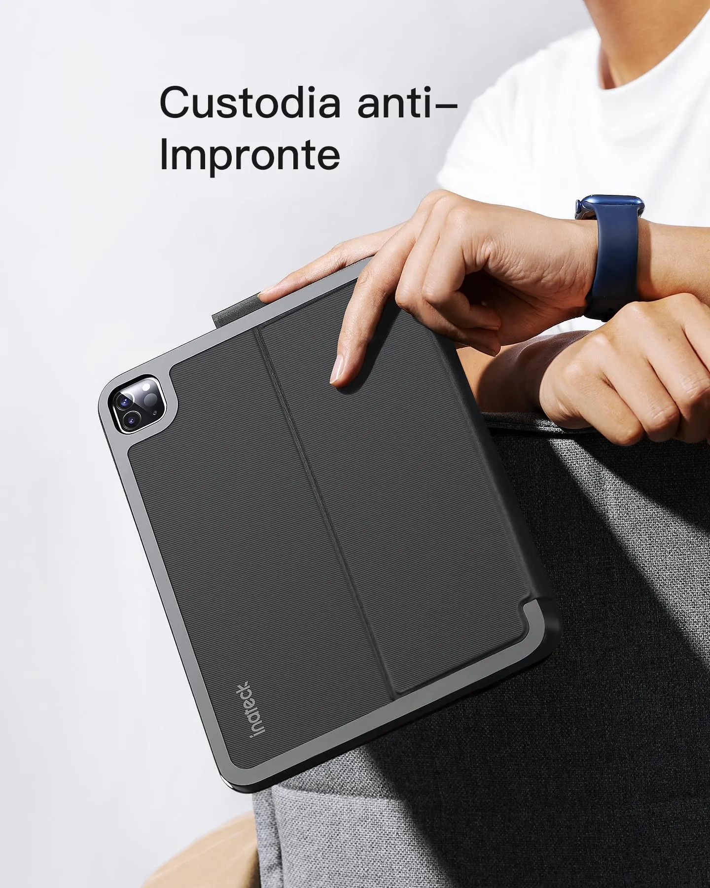 Inateck Custodia Tastiera per iPad A16/10a Gen, 427g - immagine 8