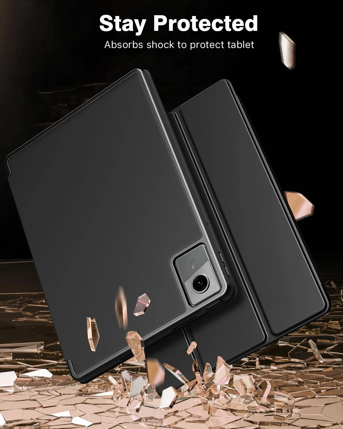 TiMOVO Cover per Lenovo Idea Tab 11 Pollici 2025 TB-336ZU/336FU con Portapenna, Nero - immagine 4