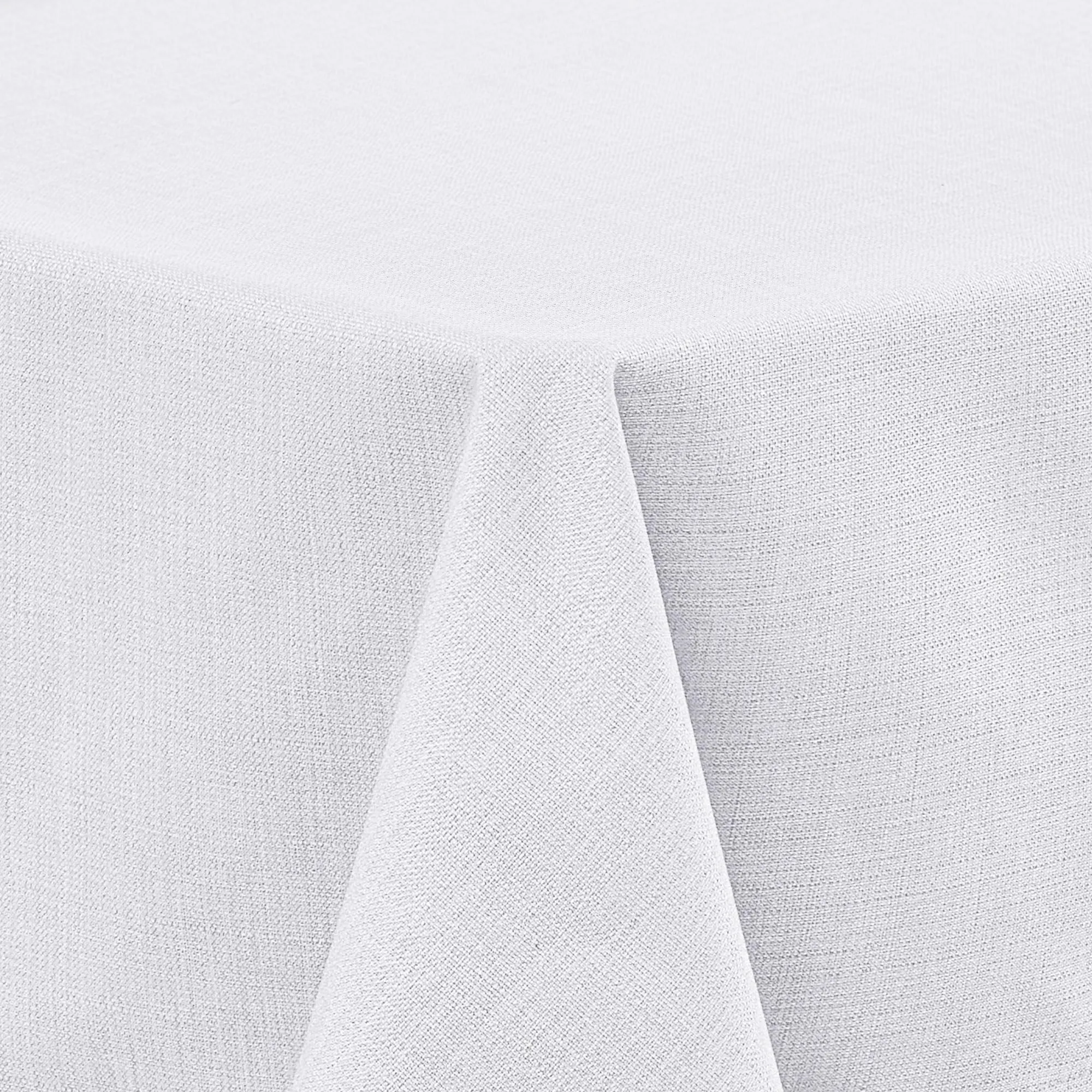 Deconovo Tovaglia Idrorepellente Effetto Lino, 150x300 cm, Bianco - immagine 1