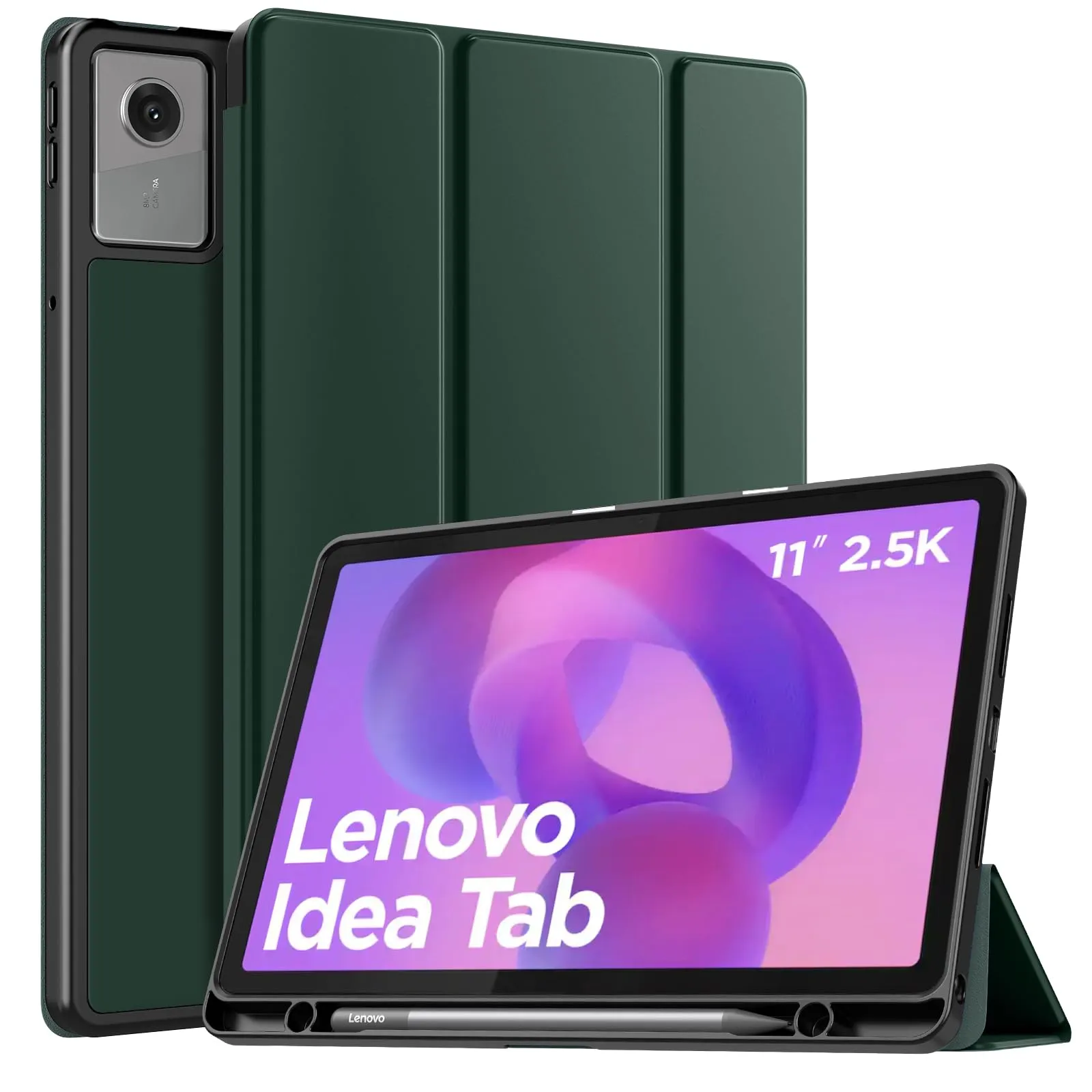 TiMOVO Cover per Lenovo Idea Tab 11 Pollici 2025 (TB-336ZU/336FU), Verde Notte - immagine 1