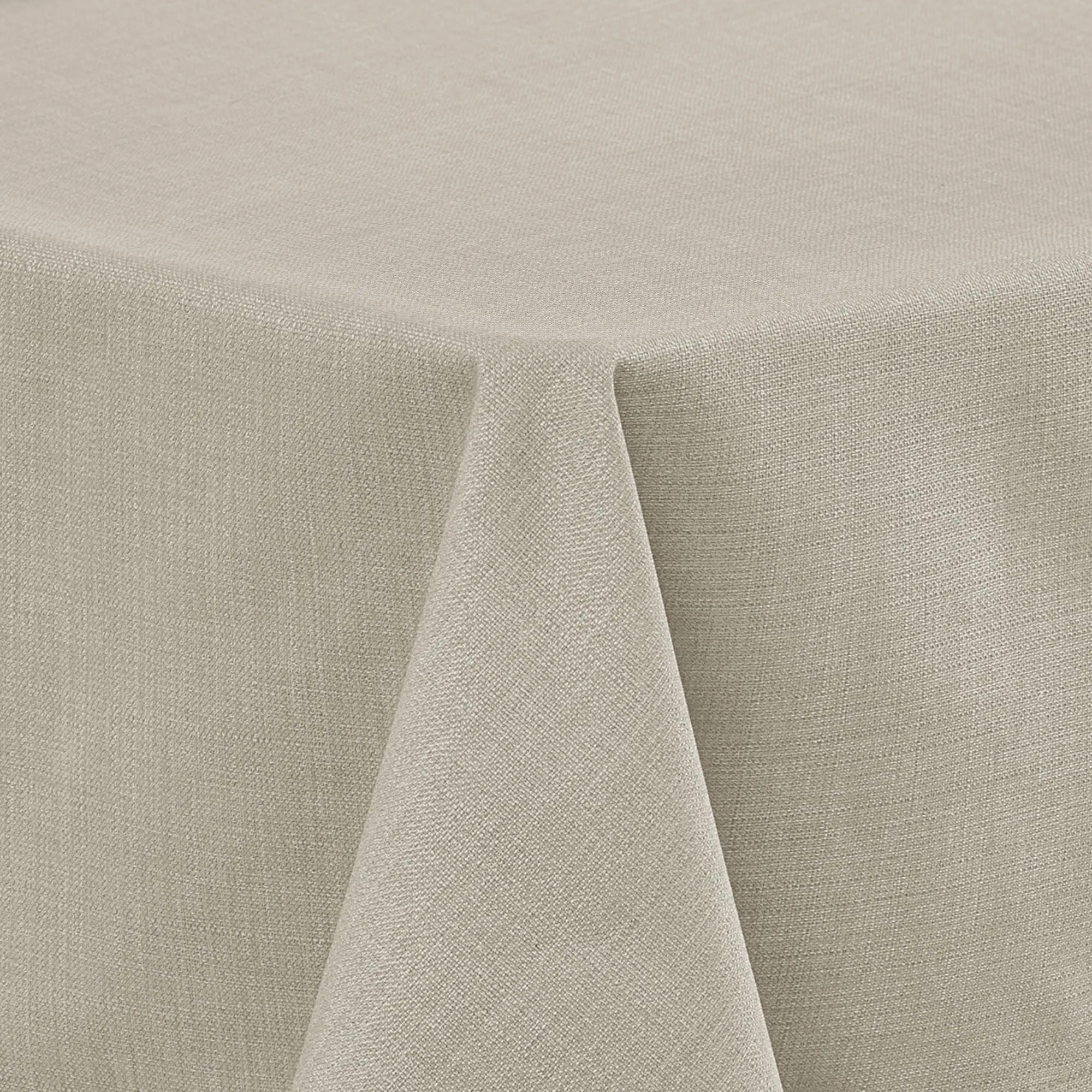 Deconovo Tovaglia Idrorepellente Effetto Lino, 150x300 cm, Marrone Chiaro - immagine 1
