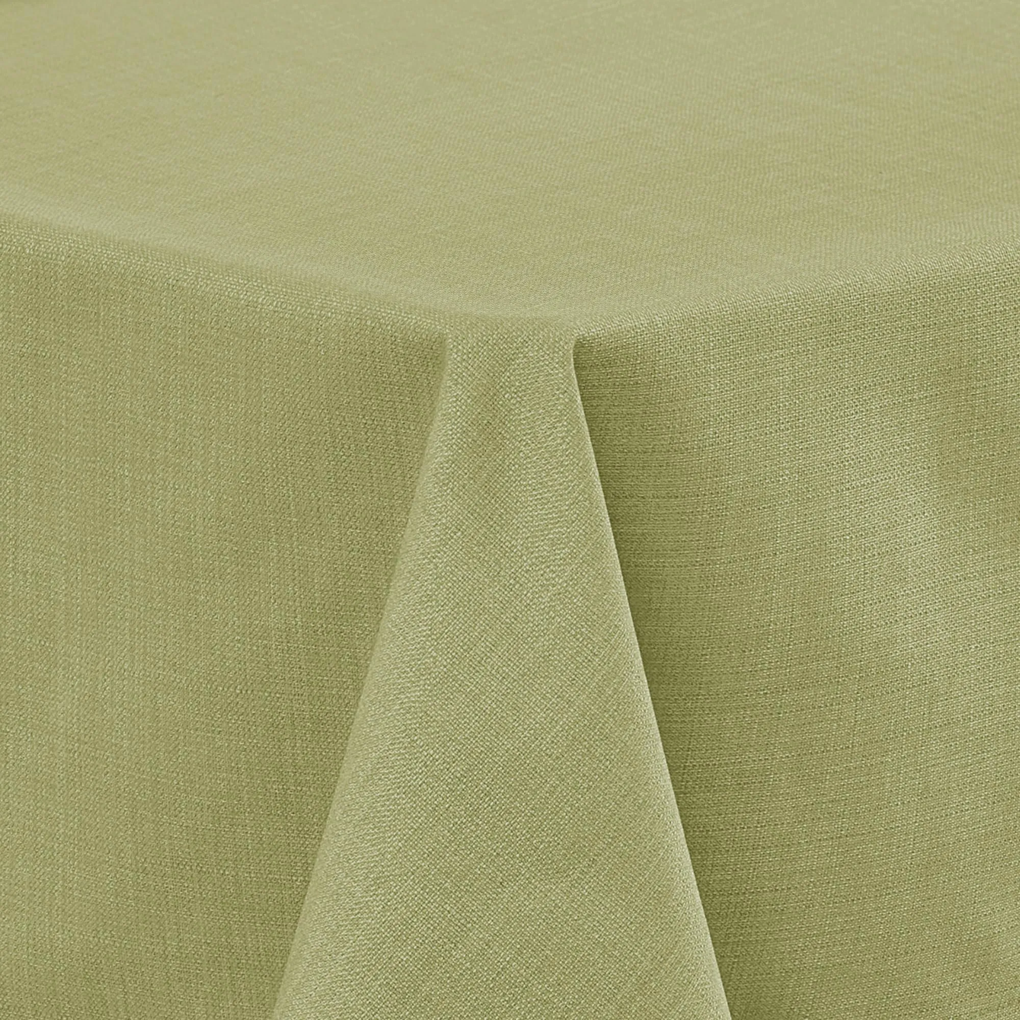 Deconovo Tovaglia Idrorepellente Effetto Lino, 150x300 cm, Verde - immagine 1