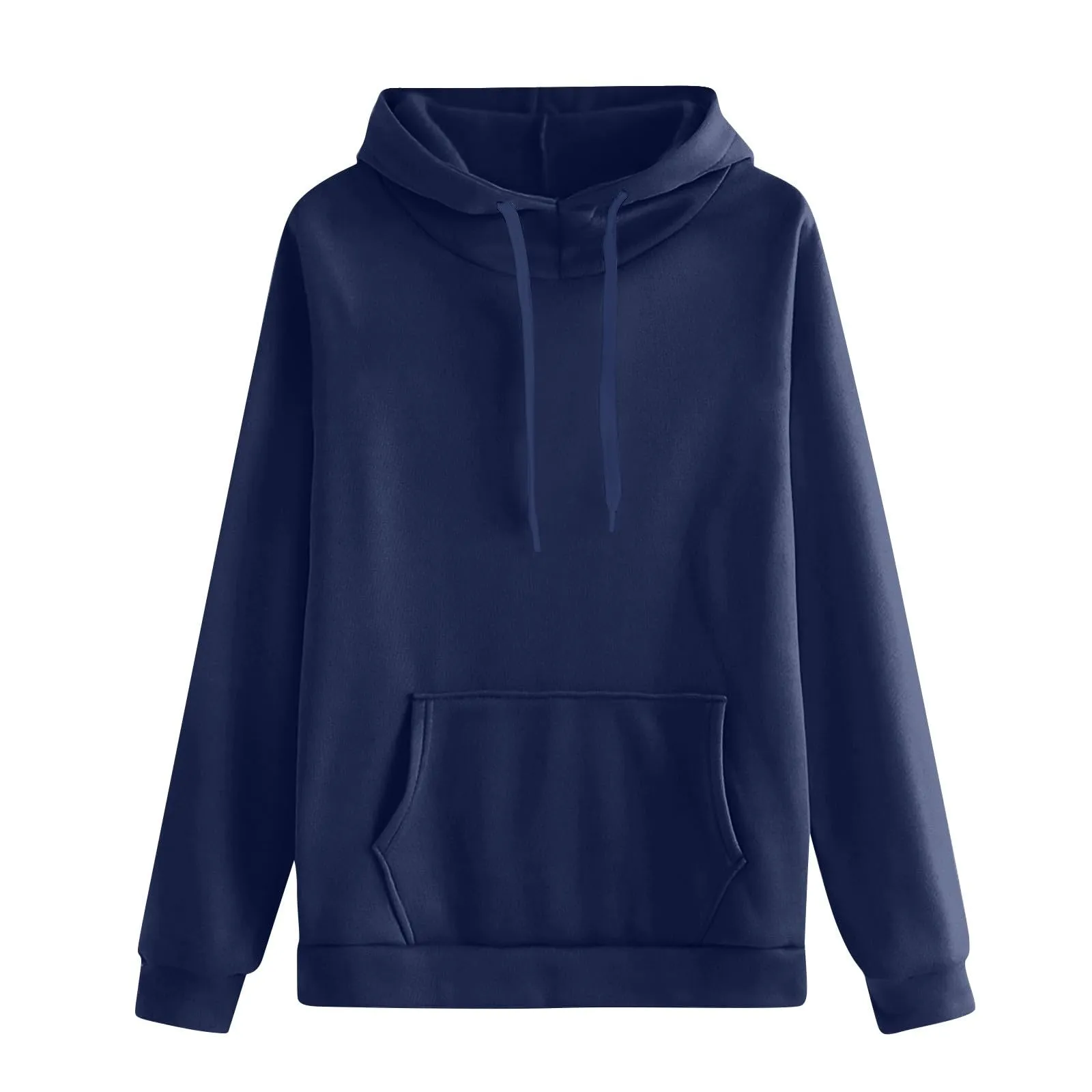 Generico Felpa Donna con Cappuccio in Fleece, Hoodie Pullover con Tasca e Coulisse - immagine 4