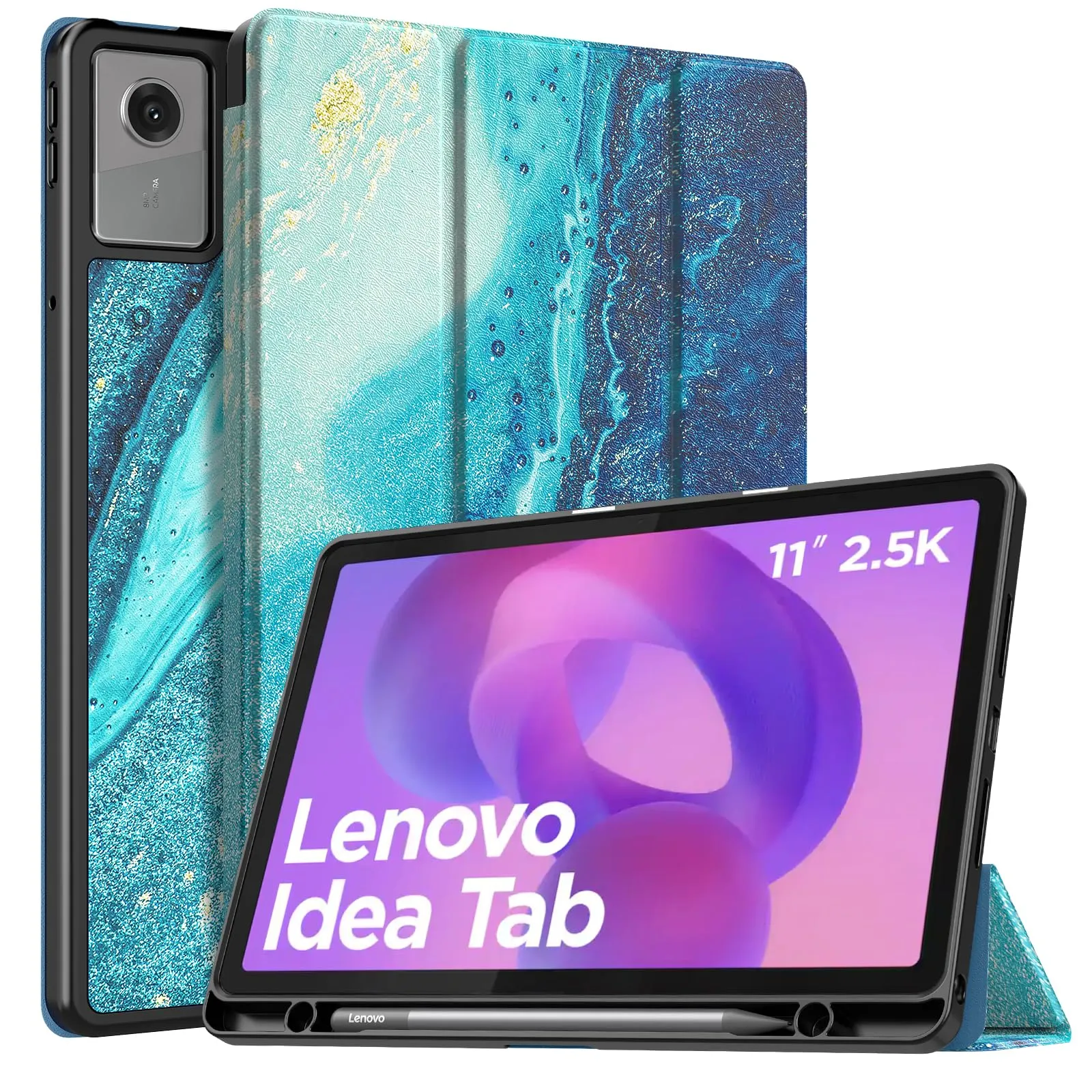 TiMOVO Cover per Lenovo Idea Tab 11 Pollici 2025 (TB-336ZU/336FU) con Portapenna, Doratura - immagine 1