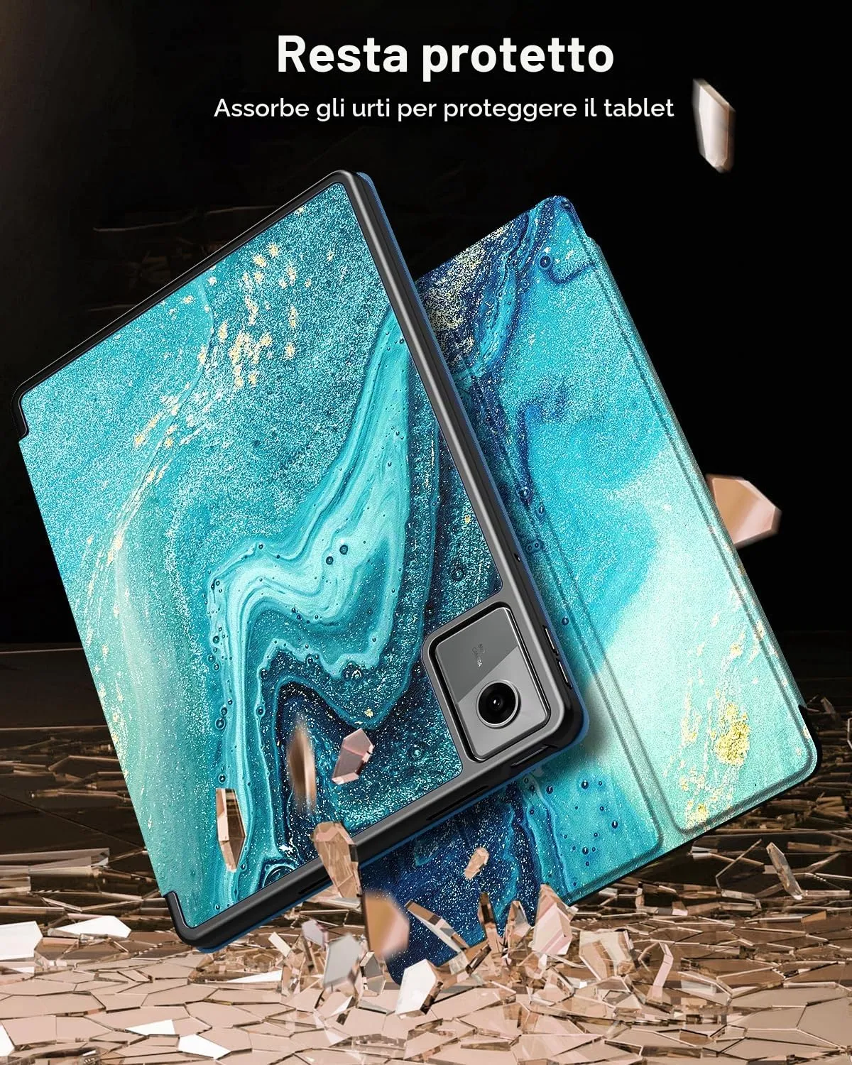 TiMOVO Cover per Lenovo Idea Tab 11 Pollici 2025 (TB-336ZU/336FU) con Portapenna, Doratura - immagine 4