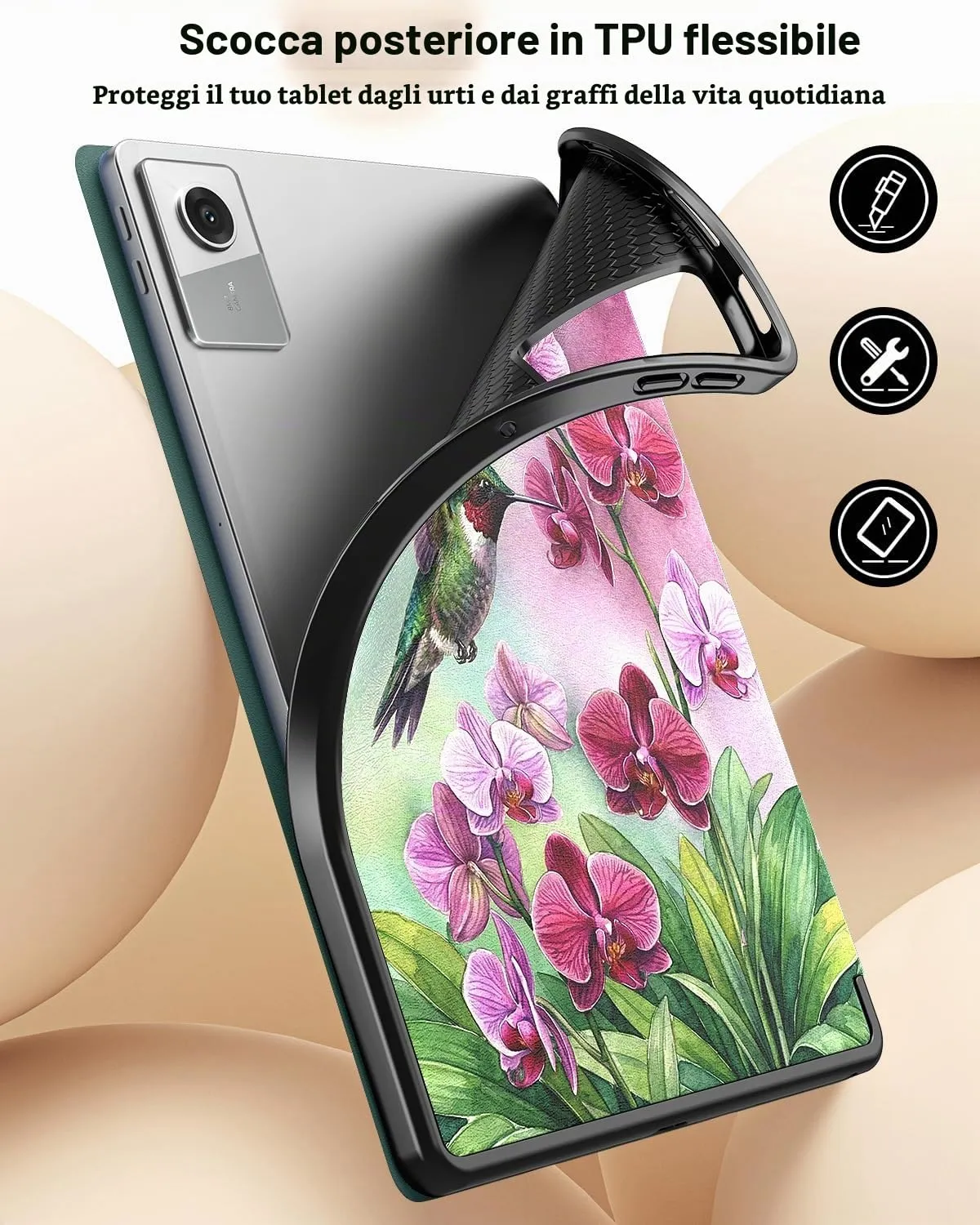 TiMOVO Cover per Lenovo Idea Tab 11 Pollici 2025 TB-336ZU/336FU con Portapenna - immagine 6