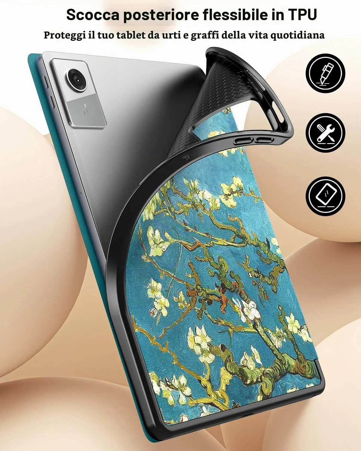 TiMOVO Cover per Lenovo Idea Tab 11 Pollici 2025 TB-336ZU/336FU con Portapenna - immagine 6