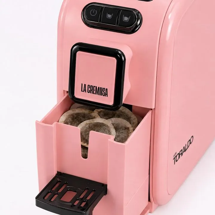 Caffè Toraldo La Cremosa Macchina da caffè a cialde ESE 44mm (Rosa) - immagine 5