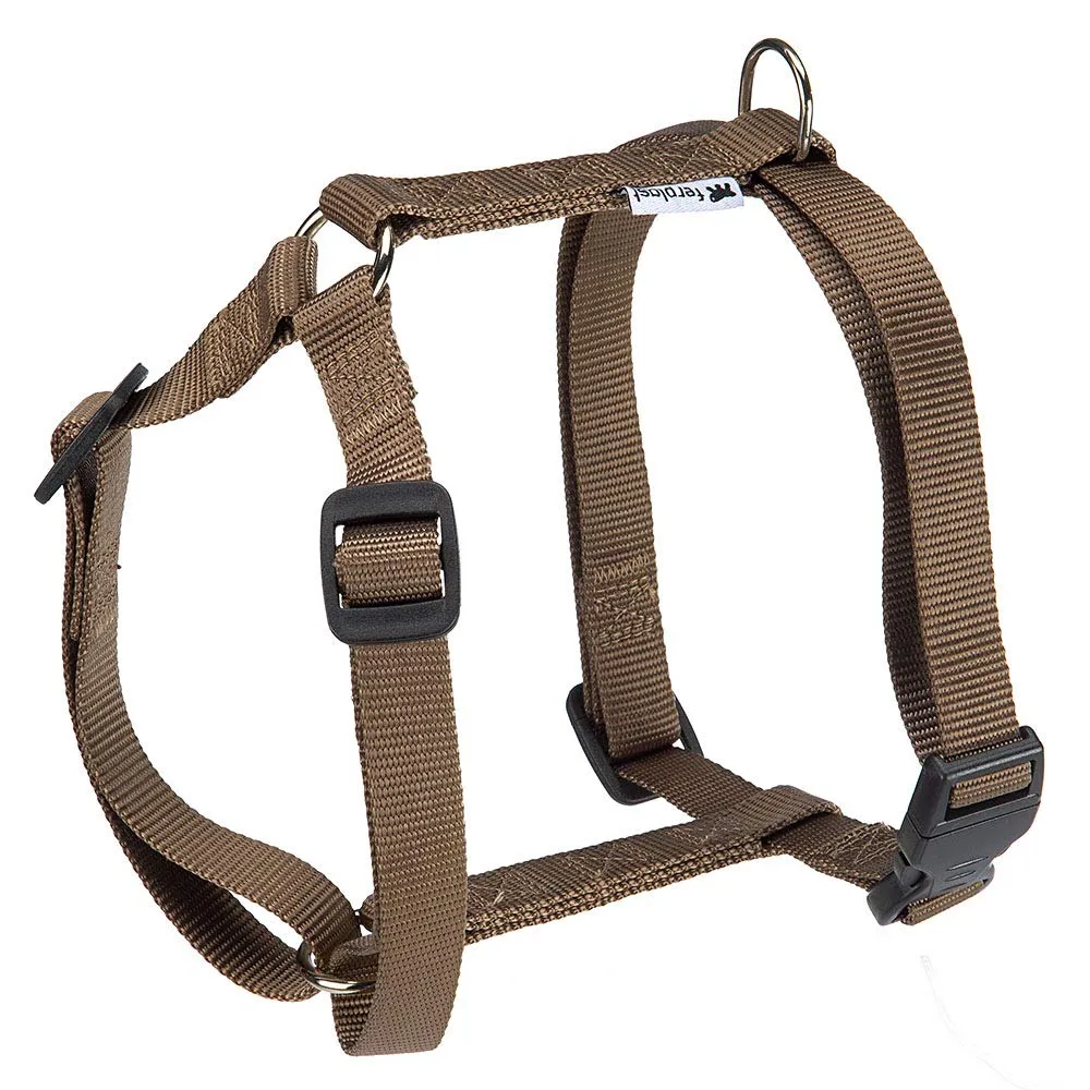Ferplast Champion Pettorina Cane Taglia L, Regolabile in 3 Punti, Torace 50-82 cm, Marrone - immagine 1