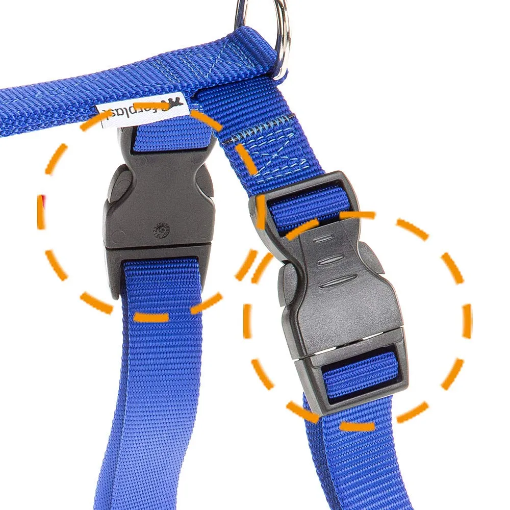 Ferplast Champion Pettorina Cane XXL, Regolabile in 3 Punti, Torace 78-120 cm, Blu - immagine 2