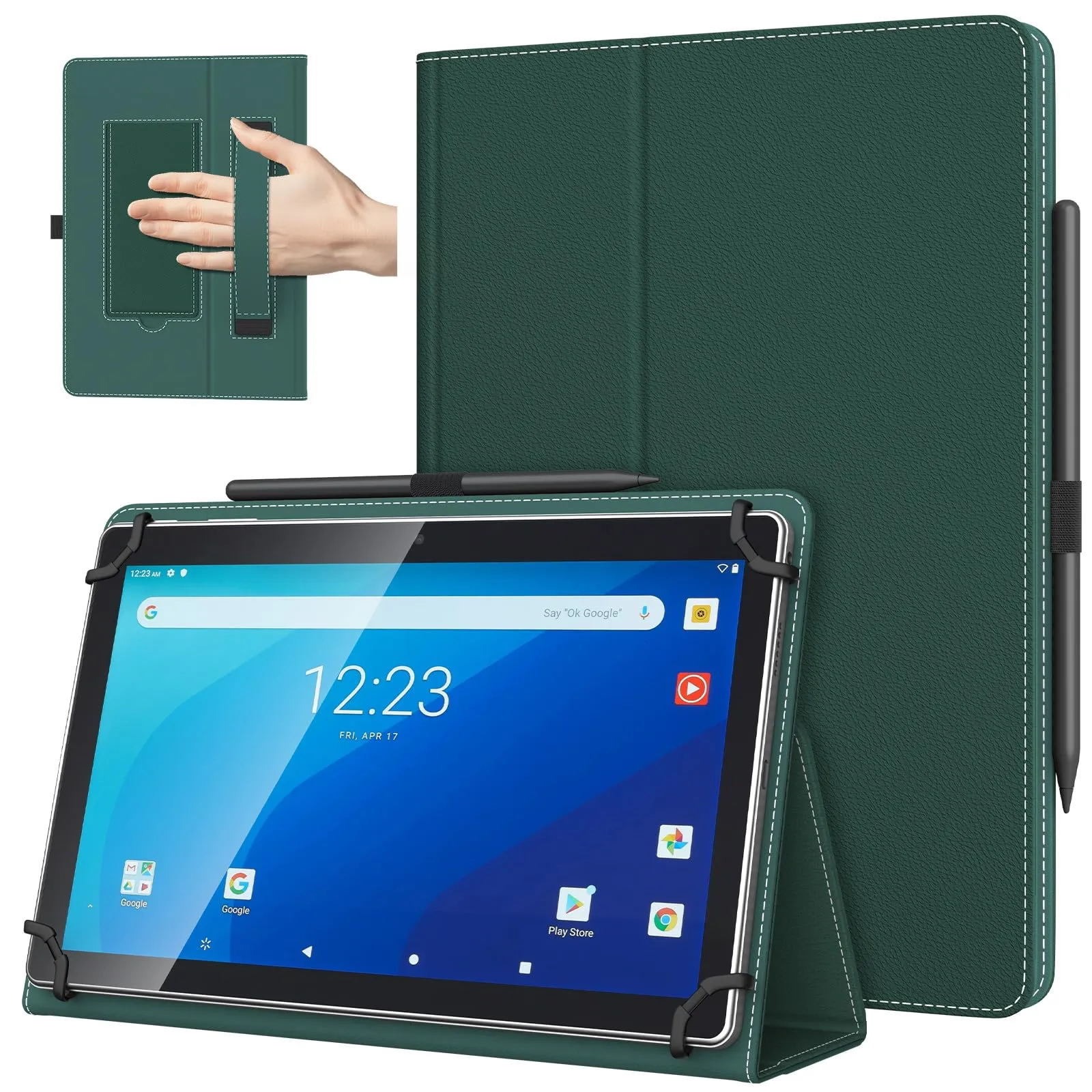 TiMOVO Custodia Universale per Tablet Android 10,1" con Anello per Penna - immagine 1