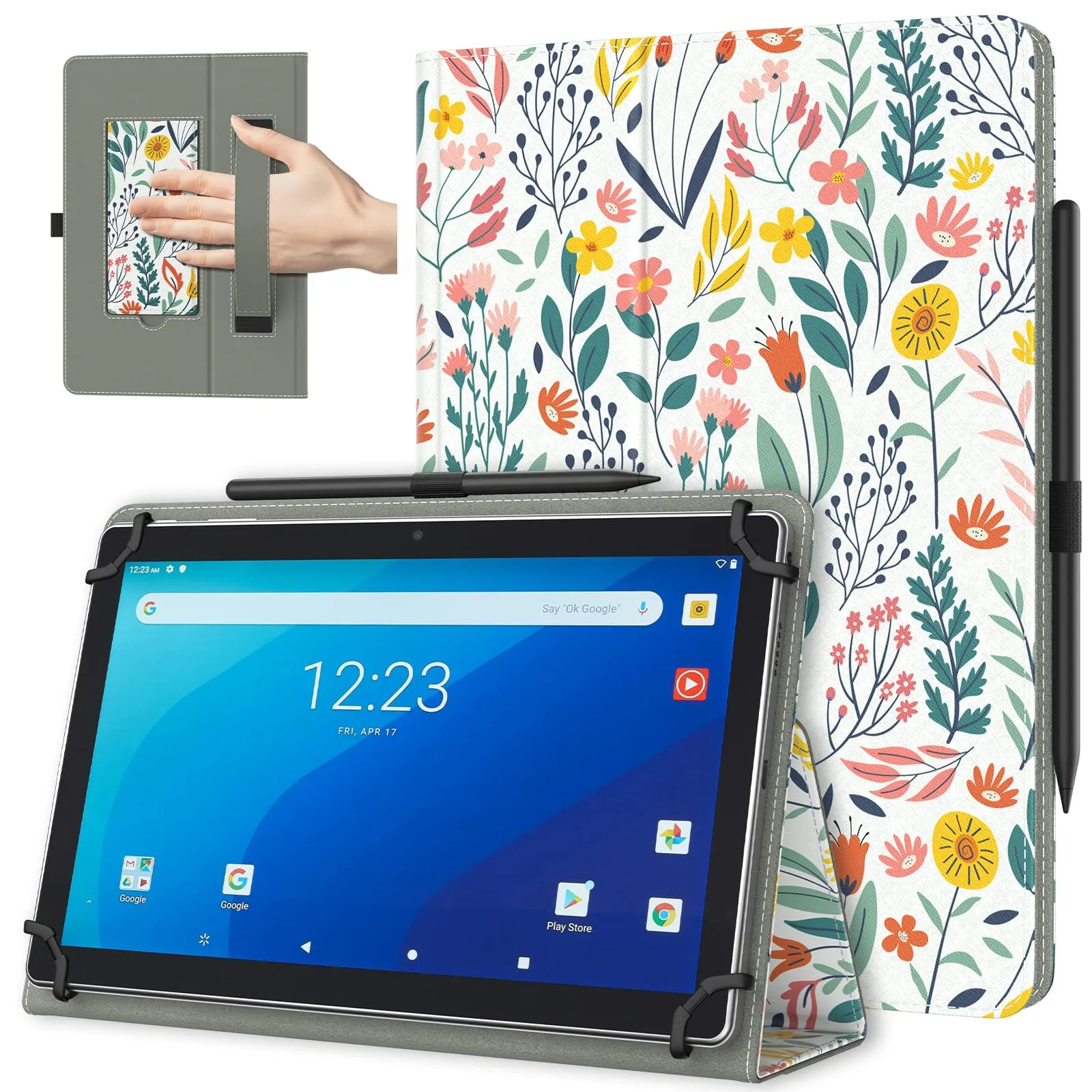TiMOVO Custodia Universale per Tablet Android 9,6-11 pollici con Anello per Penna - immagine 1