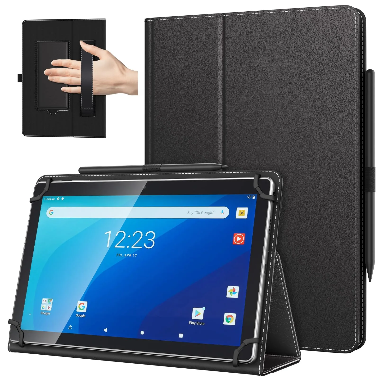 TiMOVO Custodia Universale per Tablet Android 10,1'' con Anello per Penna - immagine 1