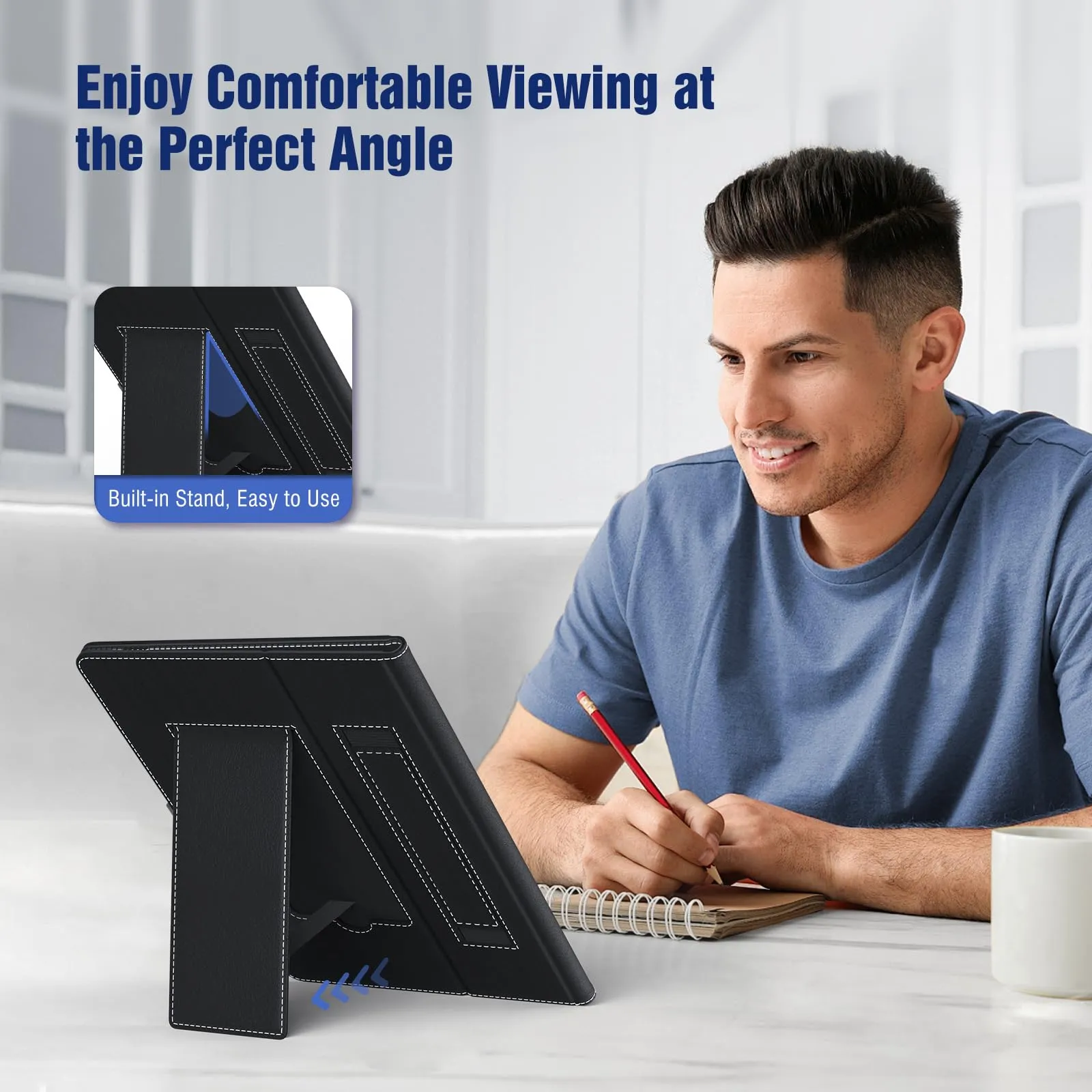 TiMOVO Custodia Universale per Tablet Android 10,1'' con Anello per Penna - immagine 5