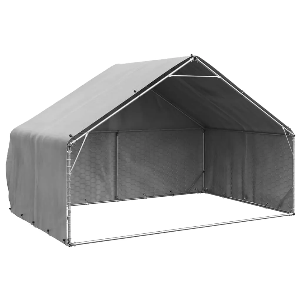 vidaXL Cuccia per cani da esterno con copertura 300 x 200 x 190 cm - immagine 1