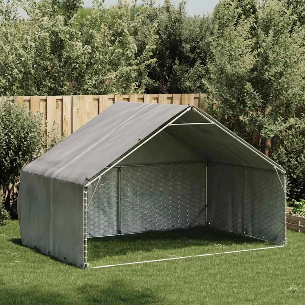 vidaXL Cuccia per cani da esterno con copertura 300 x 200 x 190 cm - immagine 2