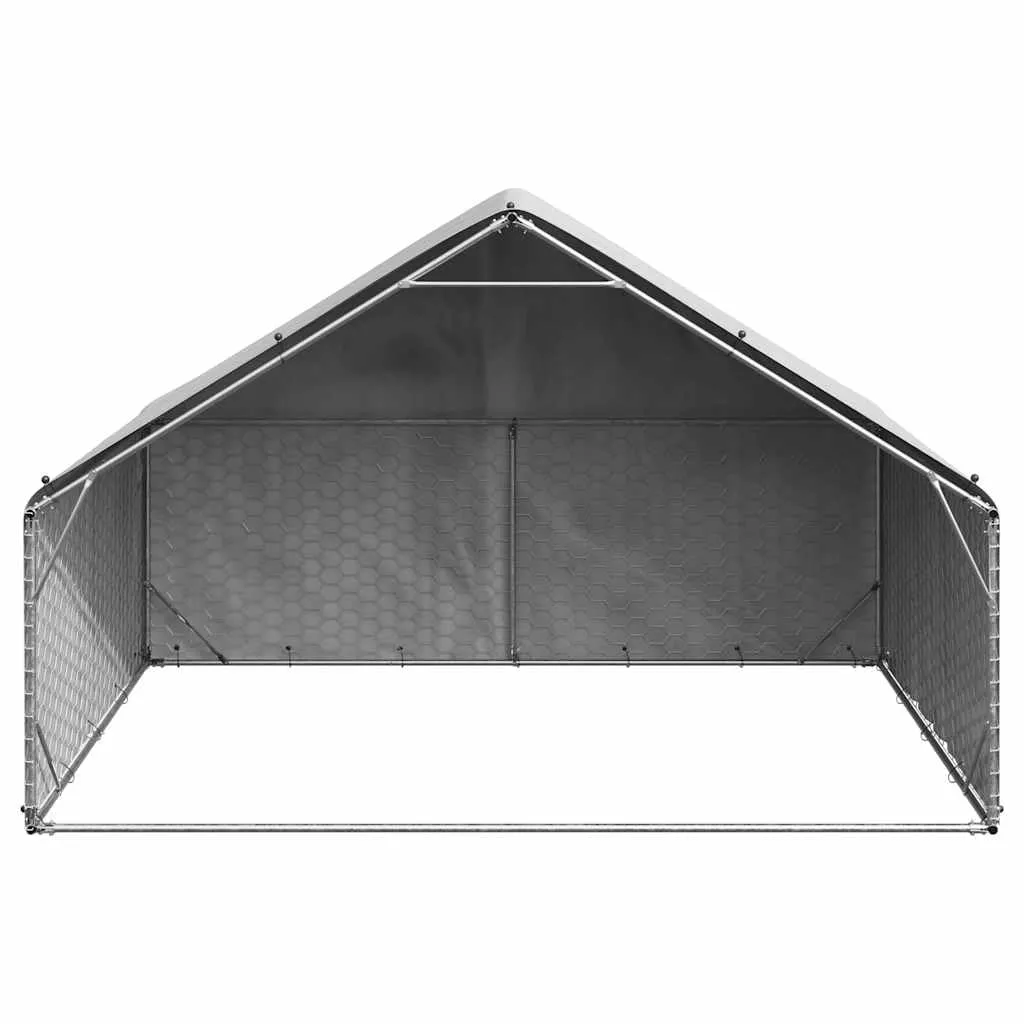 vidaXL Cuccia per cani da esterno con copertura 300 x 200 x 190 cm - immagine 5