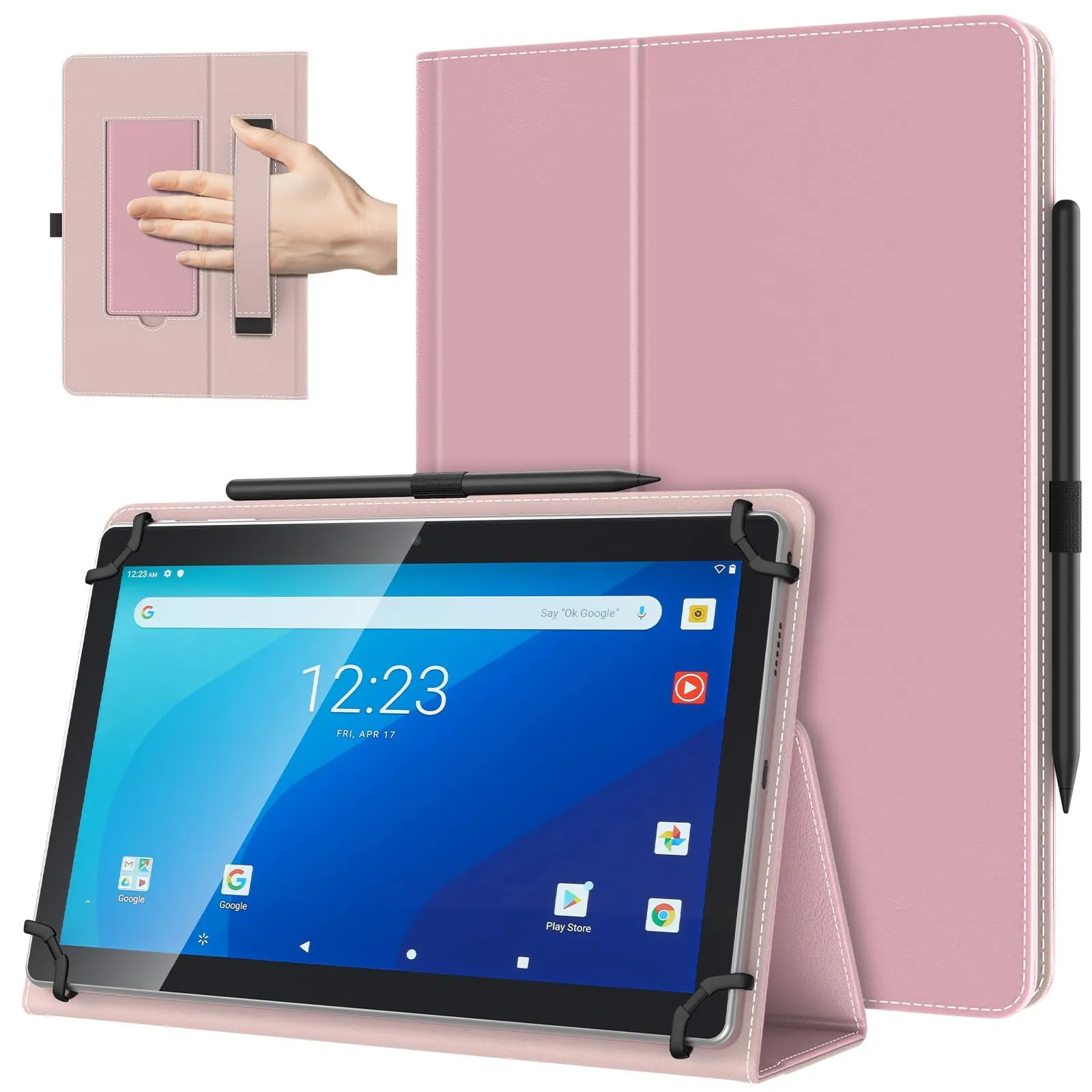 TiMOVO Custodia Universale per Tablet Android 10,1" con Anello per Penna - immagine 1
