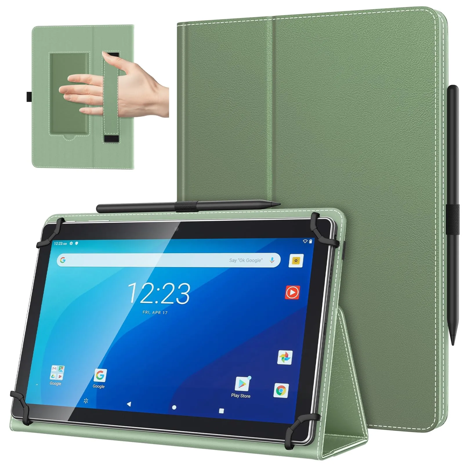 TiMOVO Custodia Universale per Tablet Android 10,1" con Anello per Penna - immagine 1