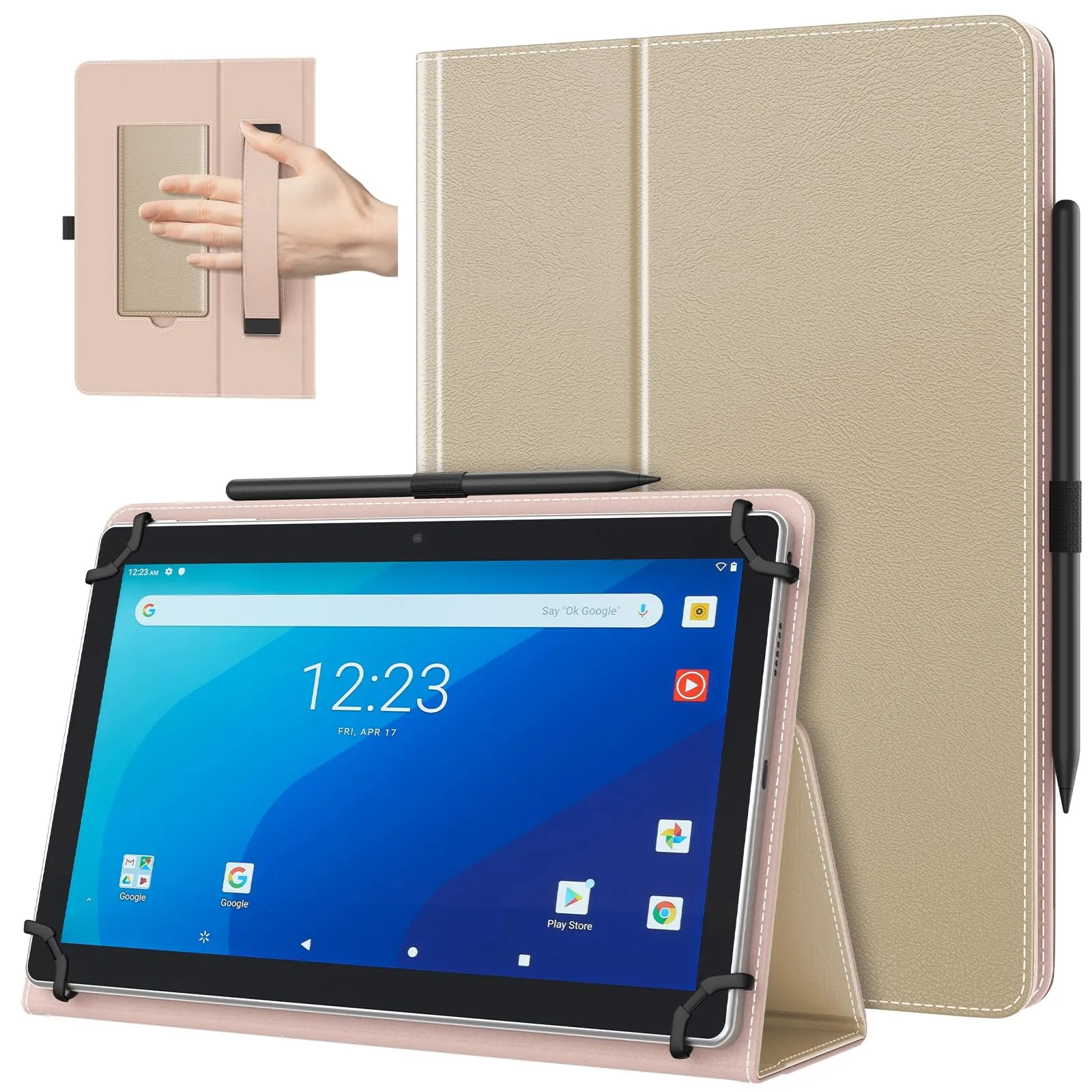 TiMOVO Custodia Universale per Tablet Android 10,1" con Anello per Penna - immagine 1