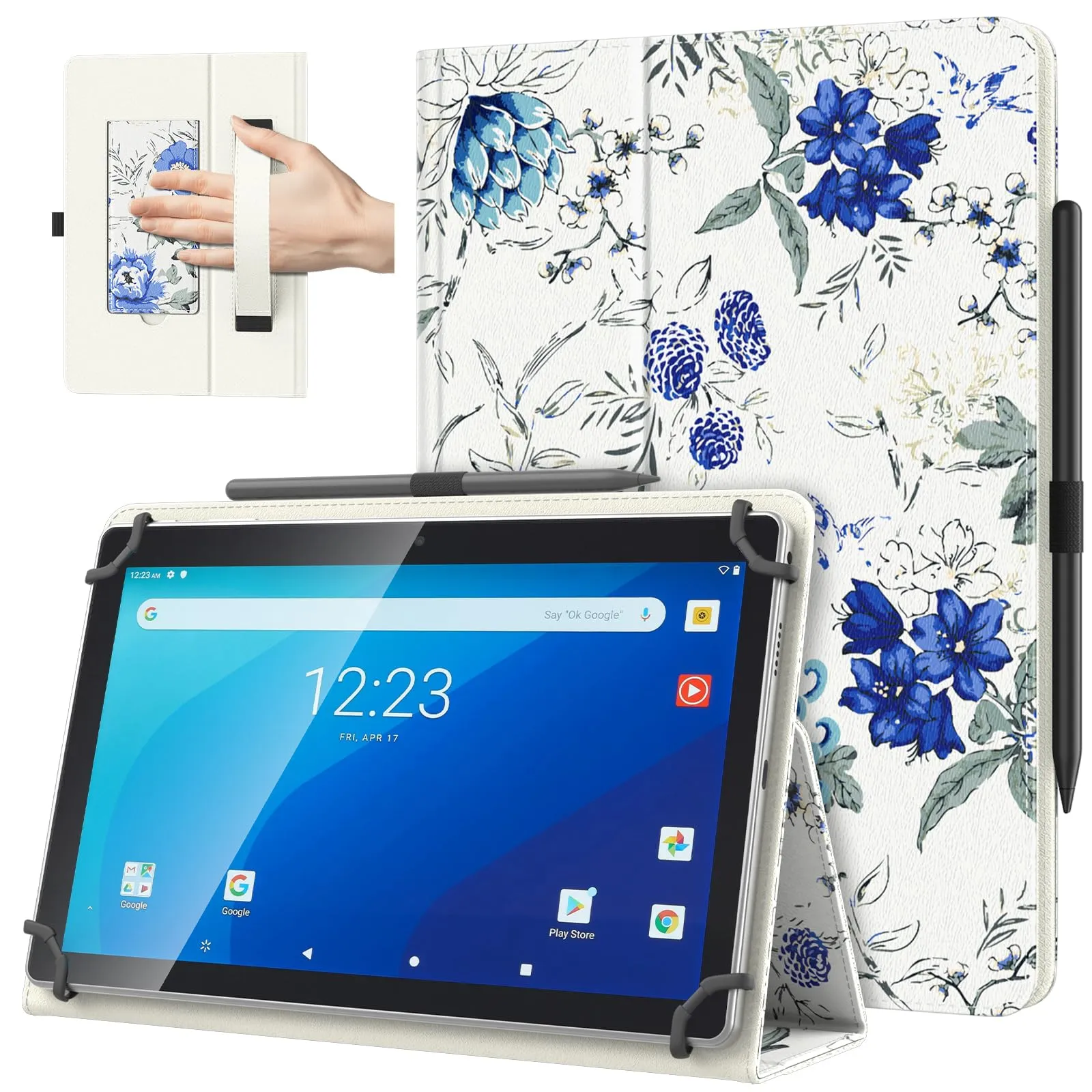 TiMOVO Custodia Universale per Tablet Android 10,1 Pollici con Anello per Penna - immagine 1