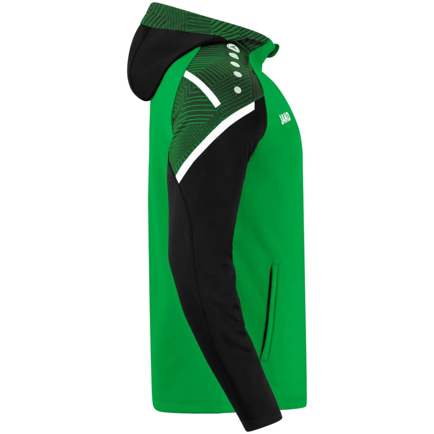 JAKO Giacca con cappuccio da uomo Performance 6822 Verde/Nero XXL - immagine 5