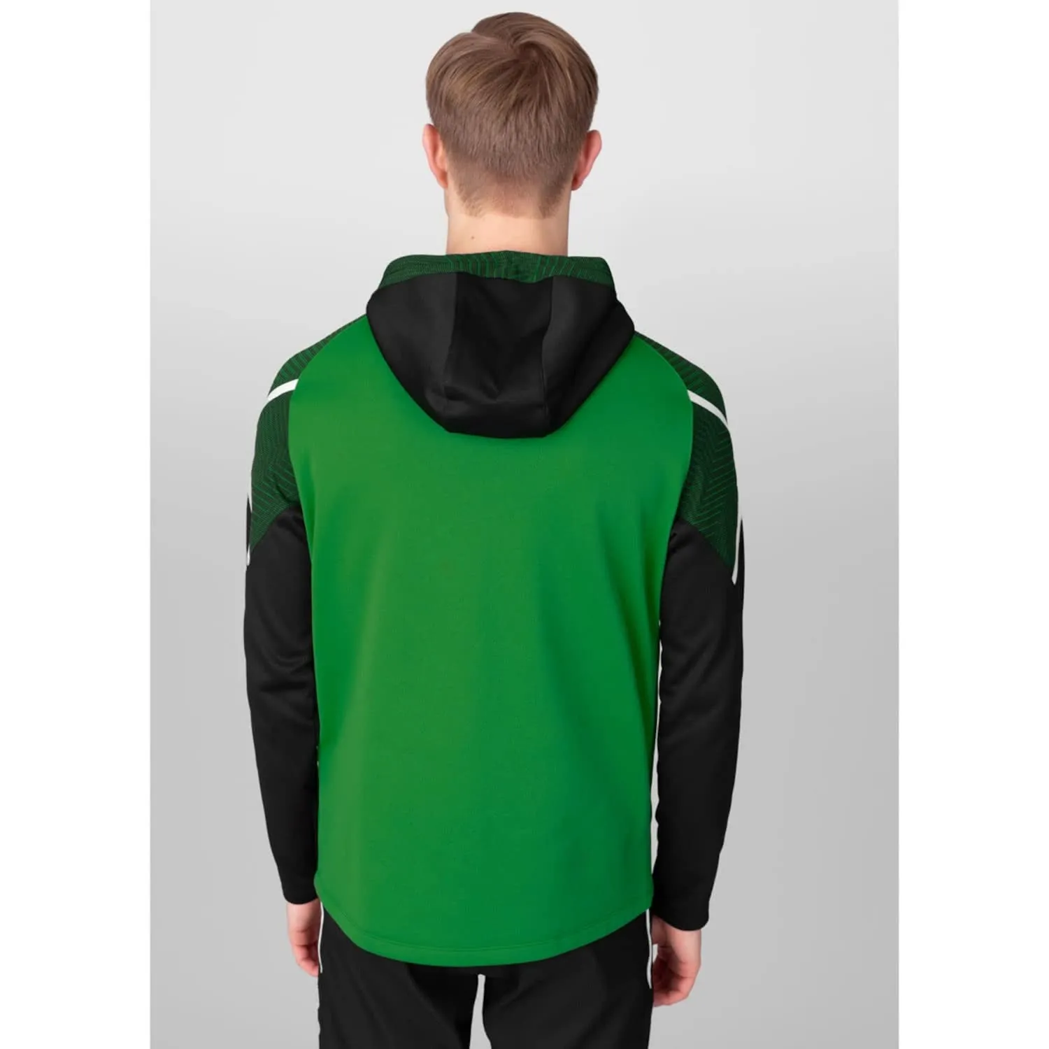 JAKO Giacca con cappuccio da uomo Performance 6822 Verde/Nero XXL - immagine 6