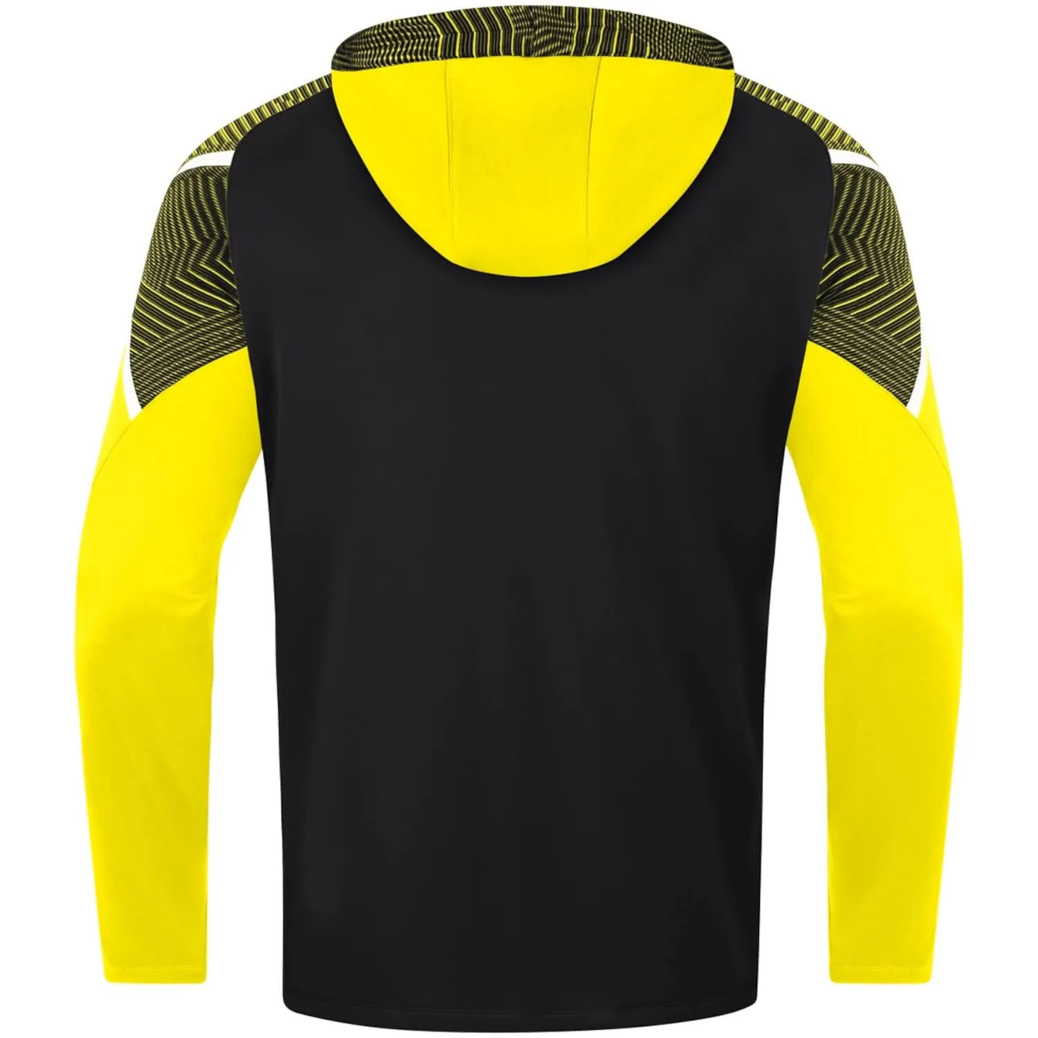 JAKO Giacca con cappuccio Performance 6822 Nero/Giallo Tenue - immagine 4