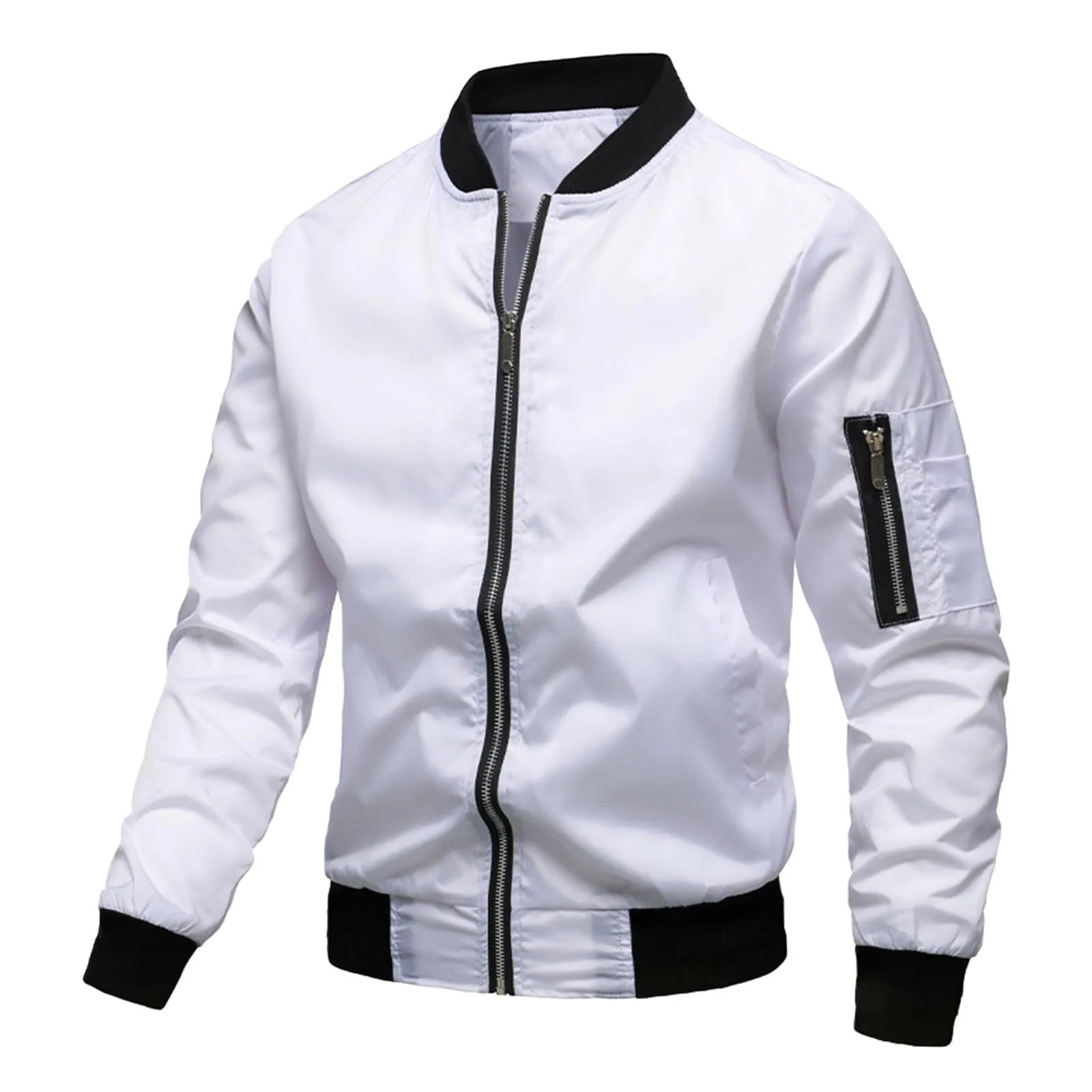 Giacca Bomber Uomo Leggera Antivento Casual - immagine 1