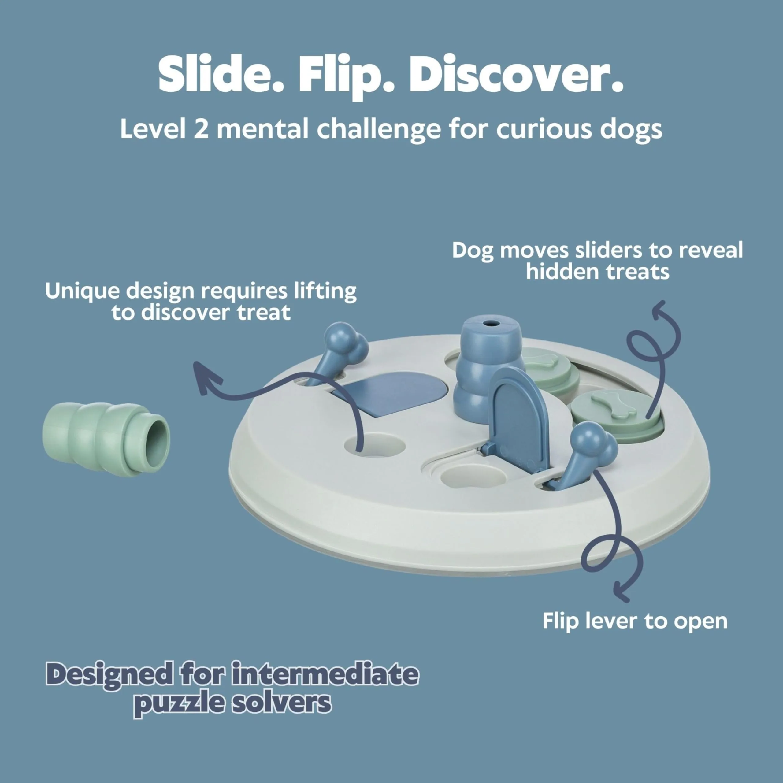TRIXIE Dog Activity Flip Board, ø 23 cm - immagine 2