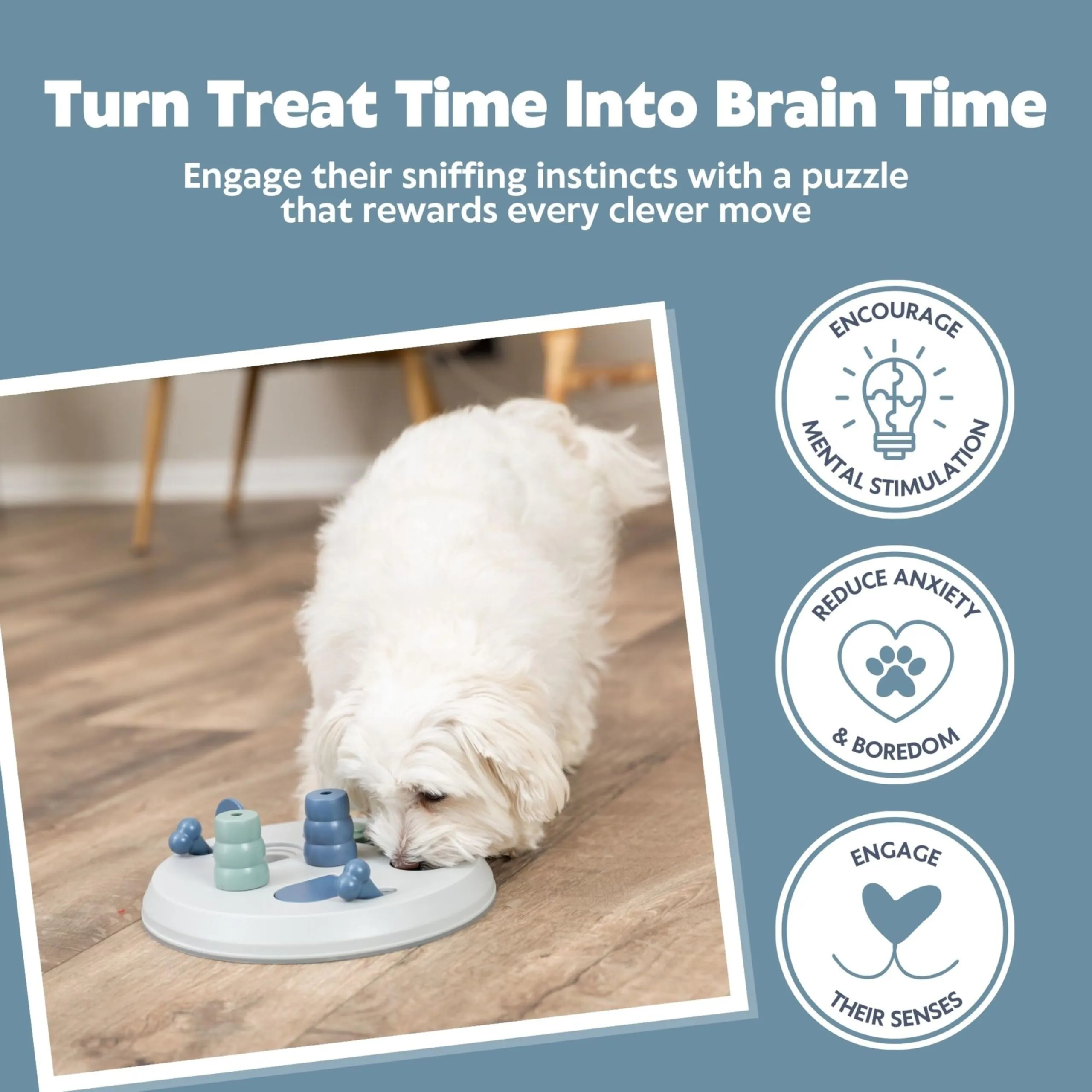 TRIXIE Dog Activity Flip Board, ø 23 cm - immagine 3