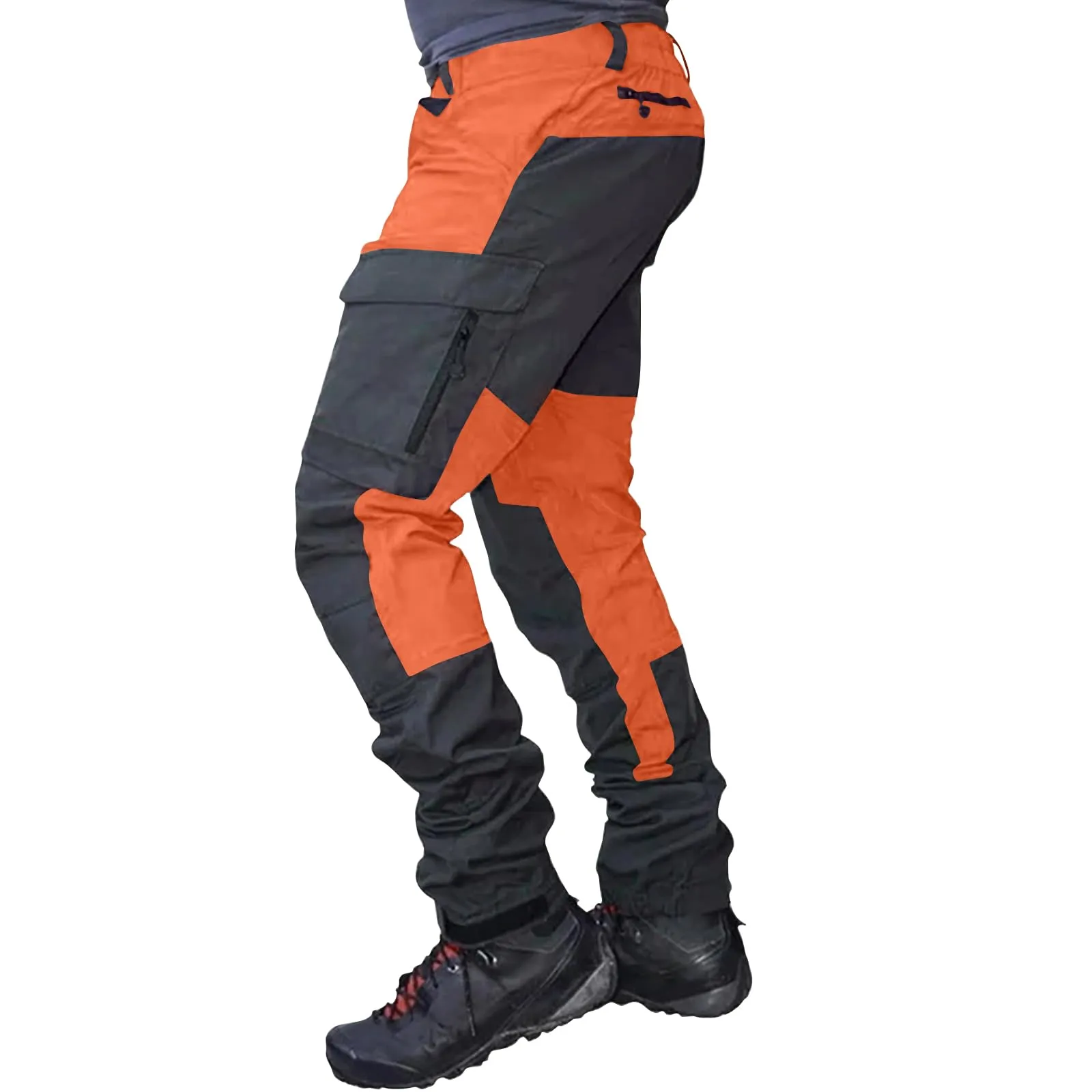 MOKBAY Pantaloni Cargo da Lavoro Uomo Slim Fit, XXL - immagine 2