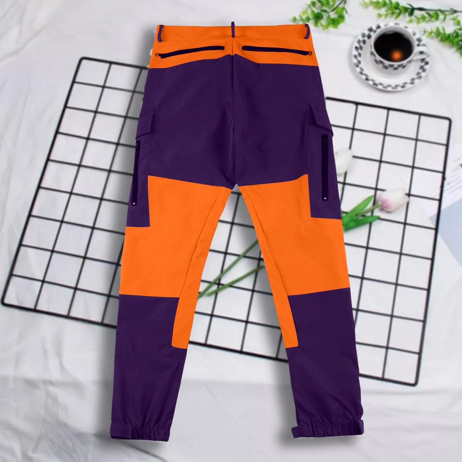 MOKBAY Pantaloni da Lavoro Cargo Uomo, Militari Trekking e Caccia, XXL - immagine 6