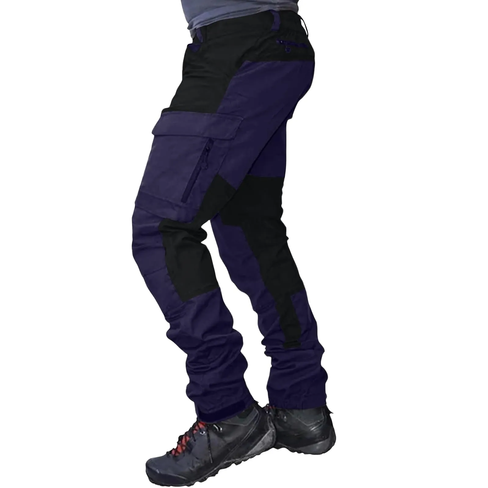 MOKBAY Pantaloni Cargo Uomo Baggy Sportivi per Trekking e Lavoro, S - immagine 2