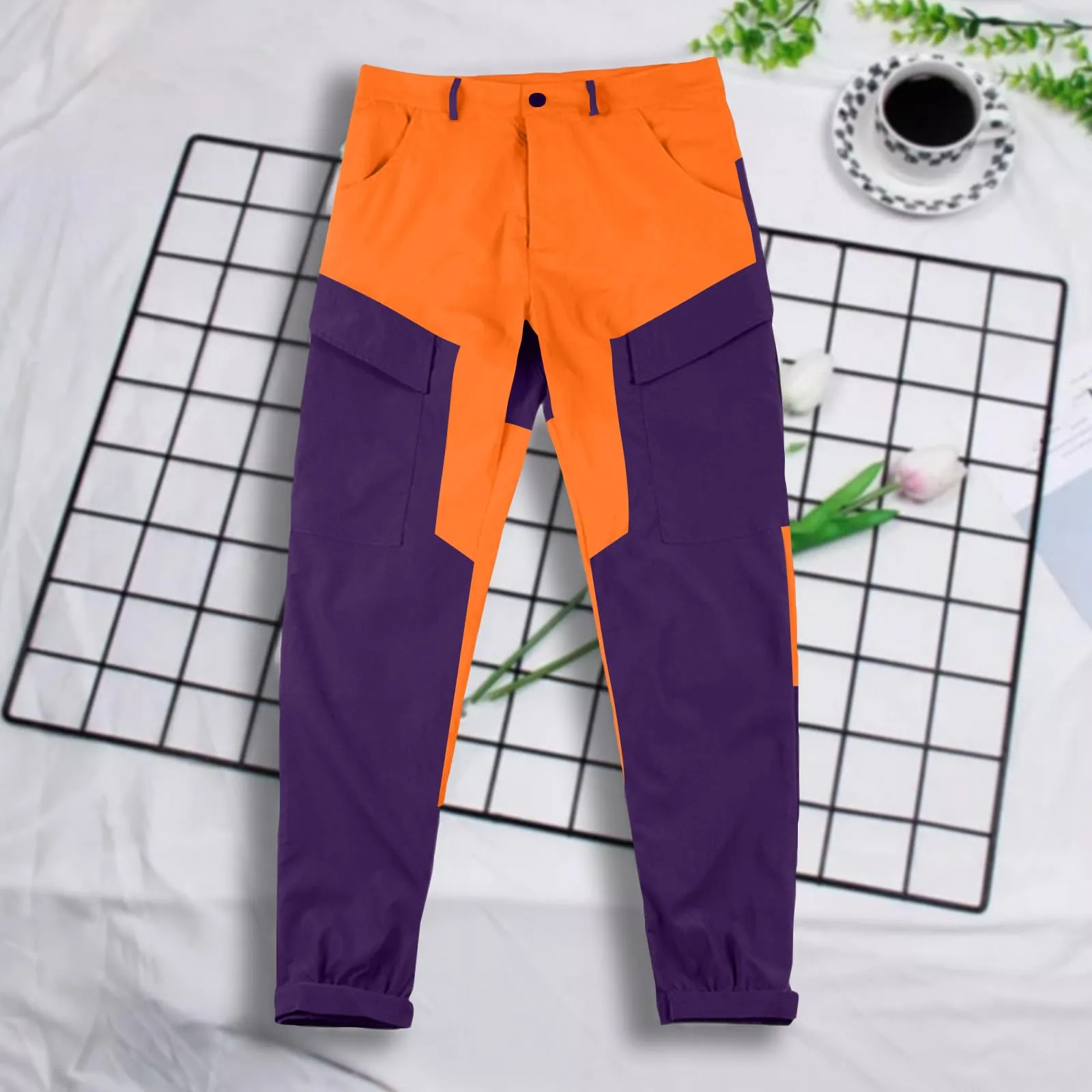 MOKBAY Pantaloni Cargo Uomo Impermeabili Tattici Slim Fit per Trekking Lavoro e Caccia, S - immagine 3