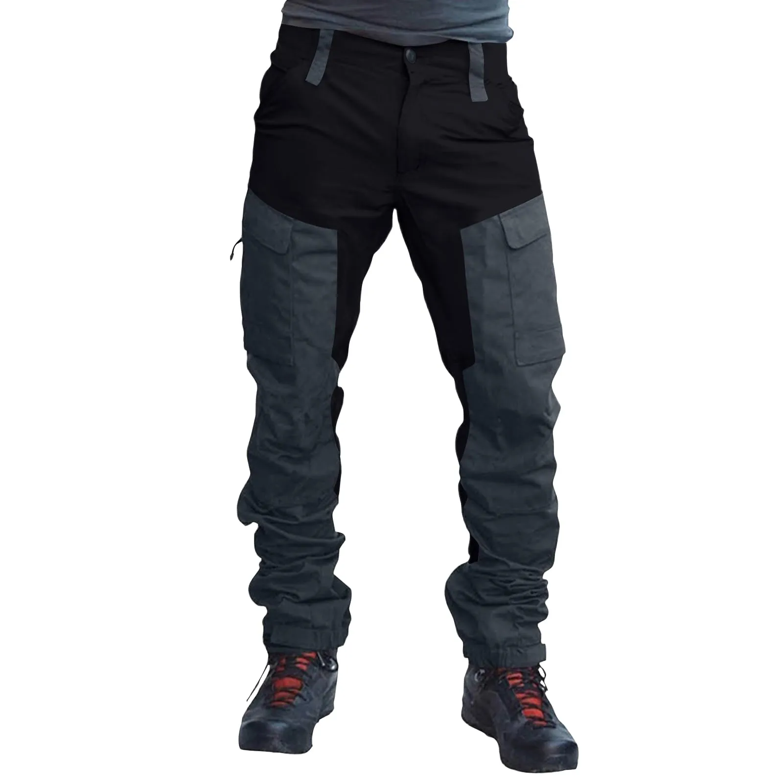 MOKBAY Jeans Cargo Uomo Pantaloni da Lavoro Elasticizzati Tattici, S - immagine 1