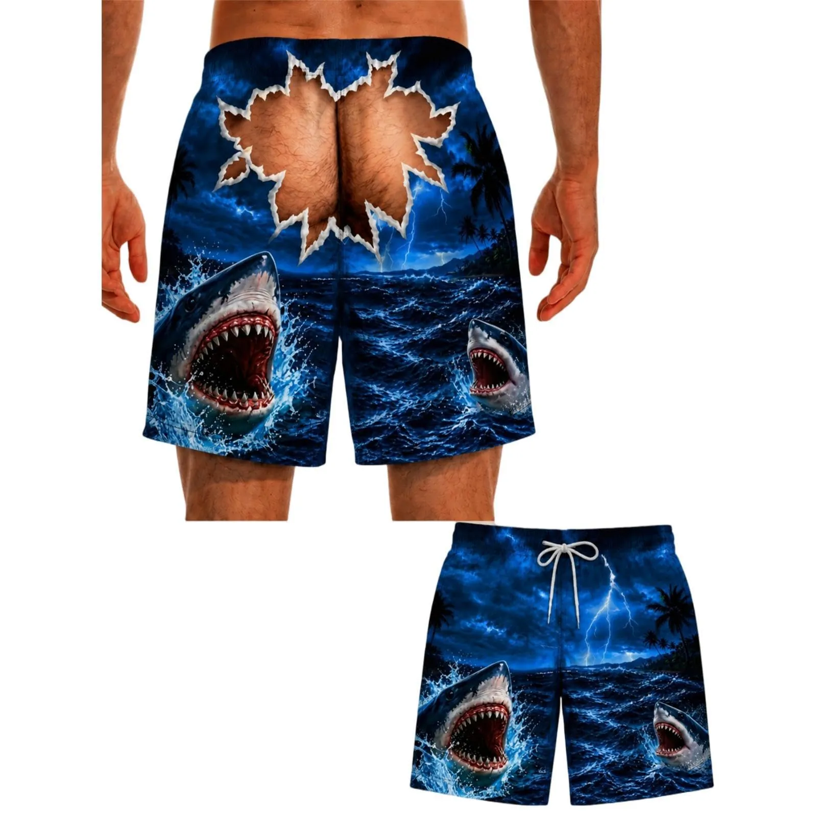HOFAHOVA Costume Uomo Finto Perizoma Divertente - immagine 1