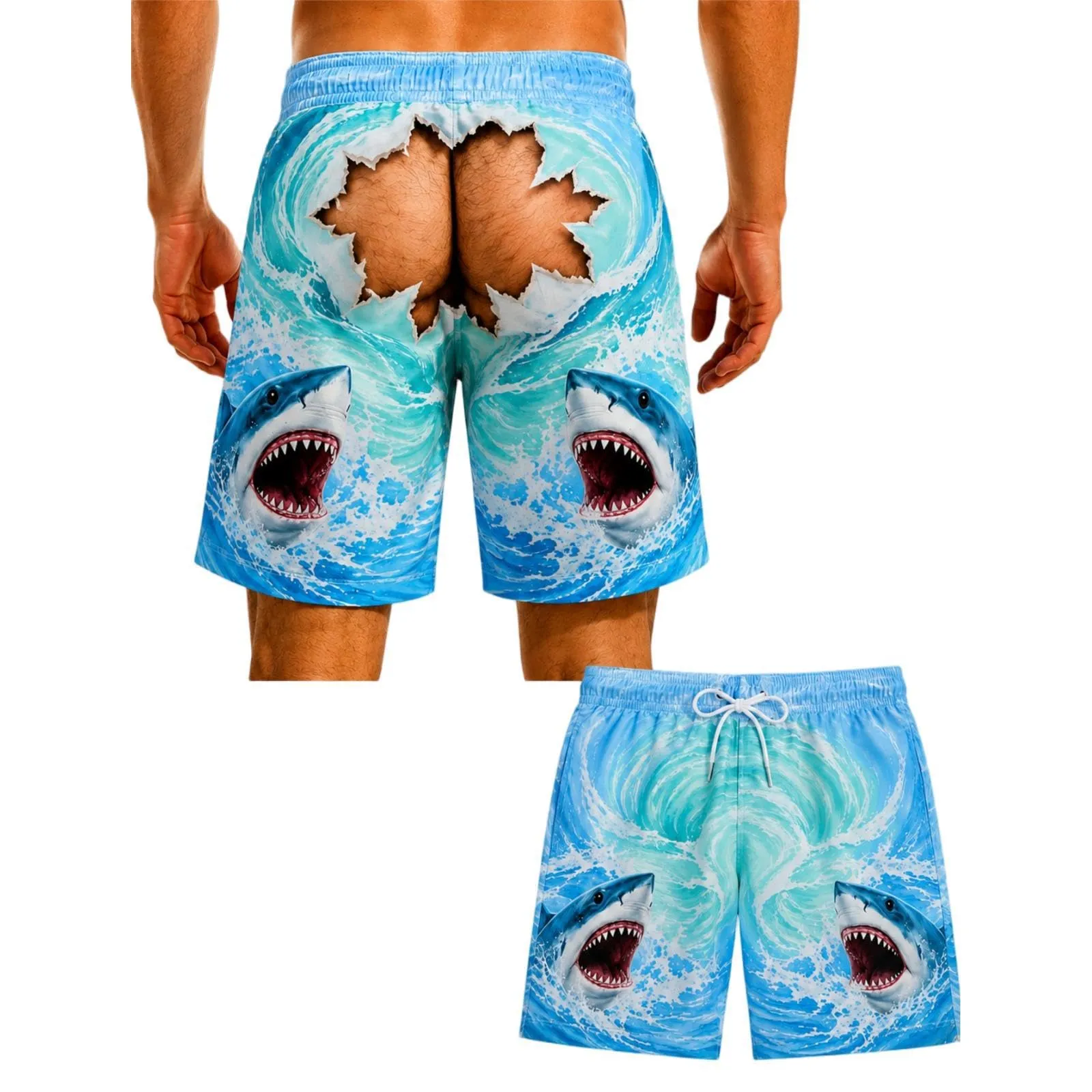 HOFAHOVA Costume Uomo Finto Perizoma Divertente - immagine 1