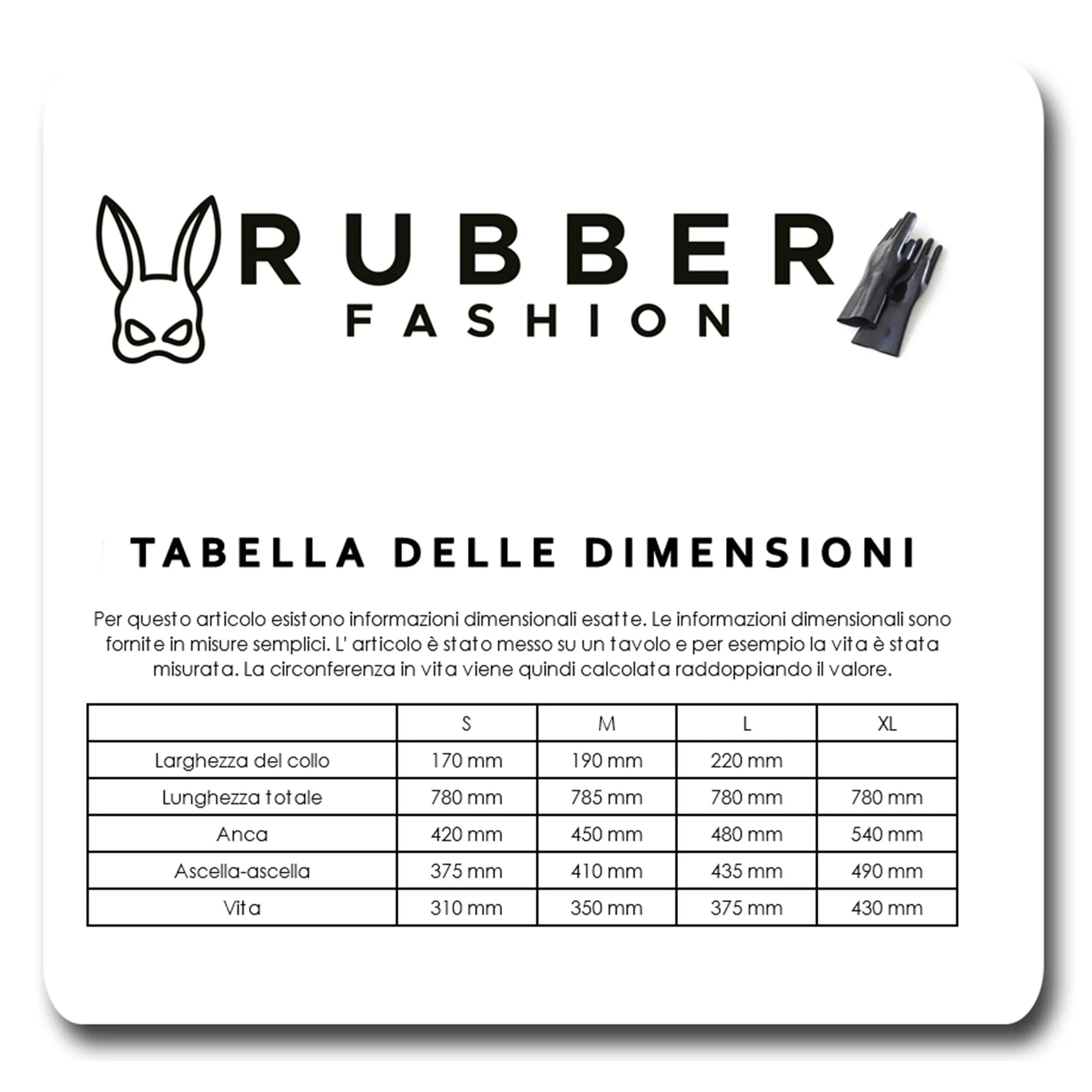 Rubberfashion Vestito in Lattice Corto Senza Maniche Nero 0,4 mm XL - immagine 5