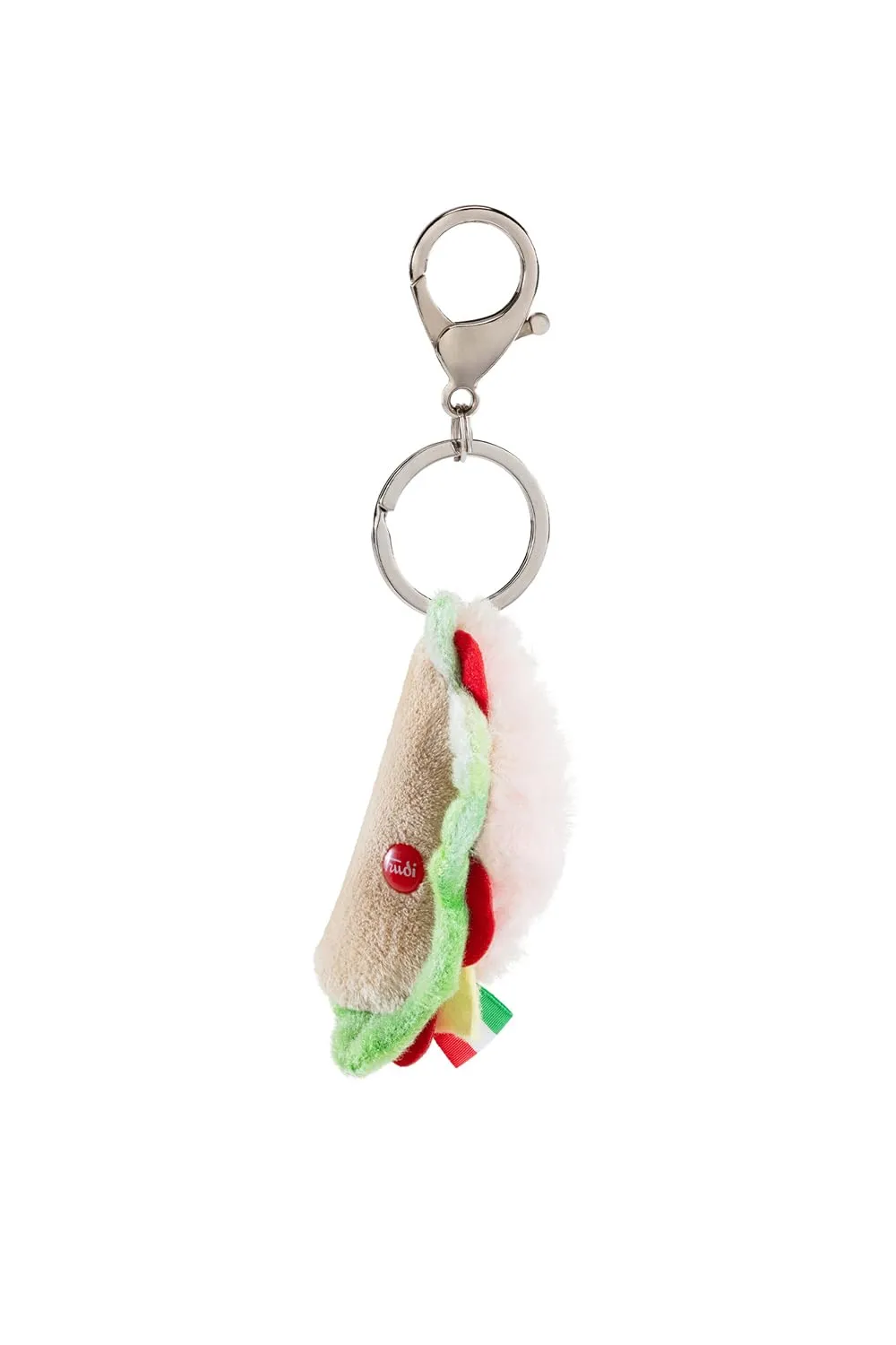 Trudi Peluche Portachiavi Italian Icons Piadina, 5x15x1,5 cm - immagine 3