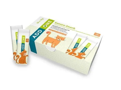Porus Add One Cibo Complementare per Gatti al Salmone, 30 x 10 g - immagine 1